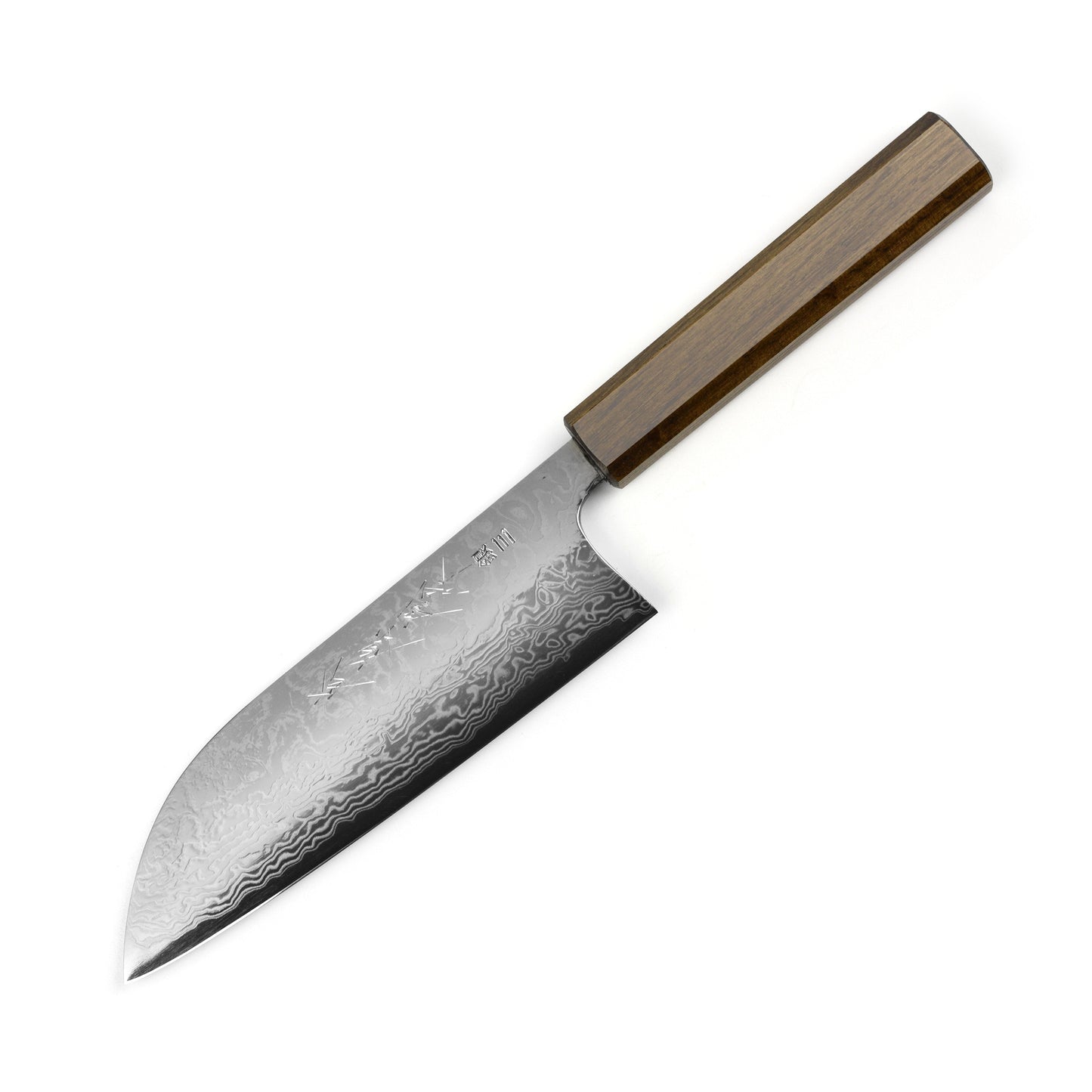 Matsubara Ginsan Damascus 6.7" Santoku