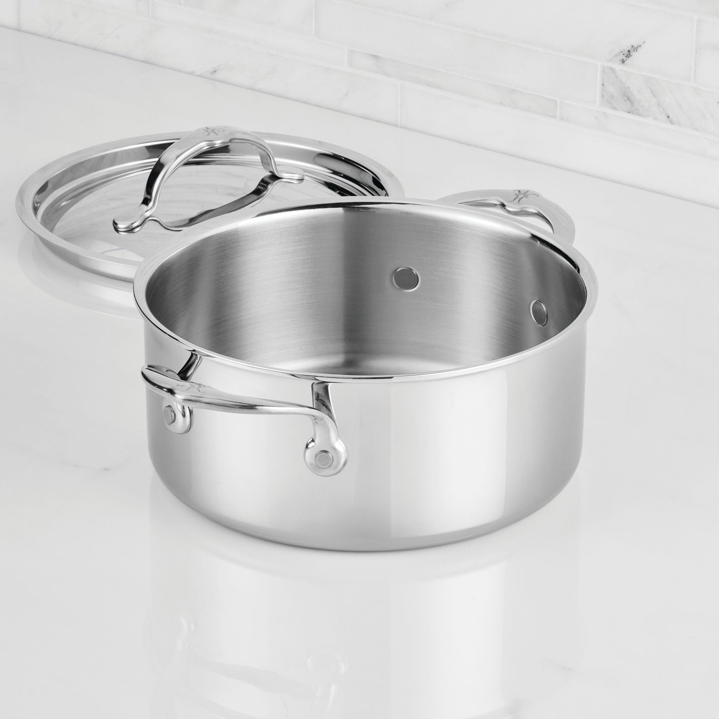 Hestan ProBond Luxe 3-quart Stainless Steel Soup Pot & Steamer Set