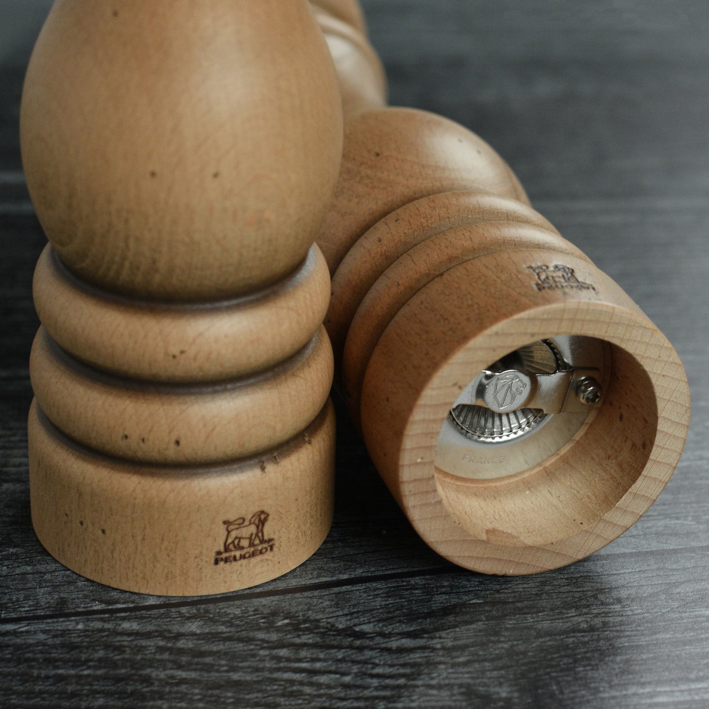 Peugeot Paris Antique 8.75" Salt & Pepper Mill Set