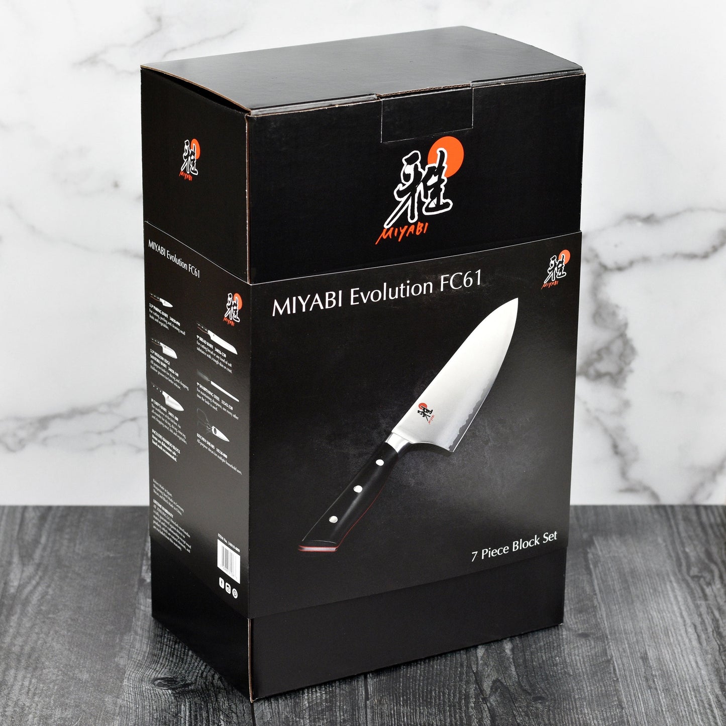 Miyabi Evolution 7 Piece Knife Block Set