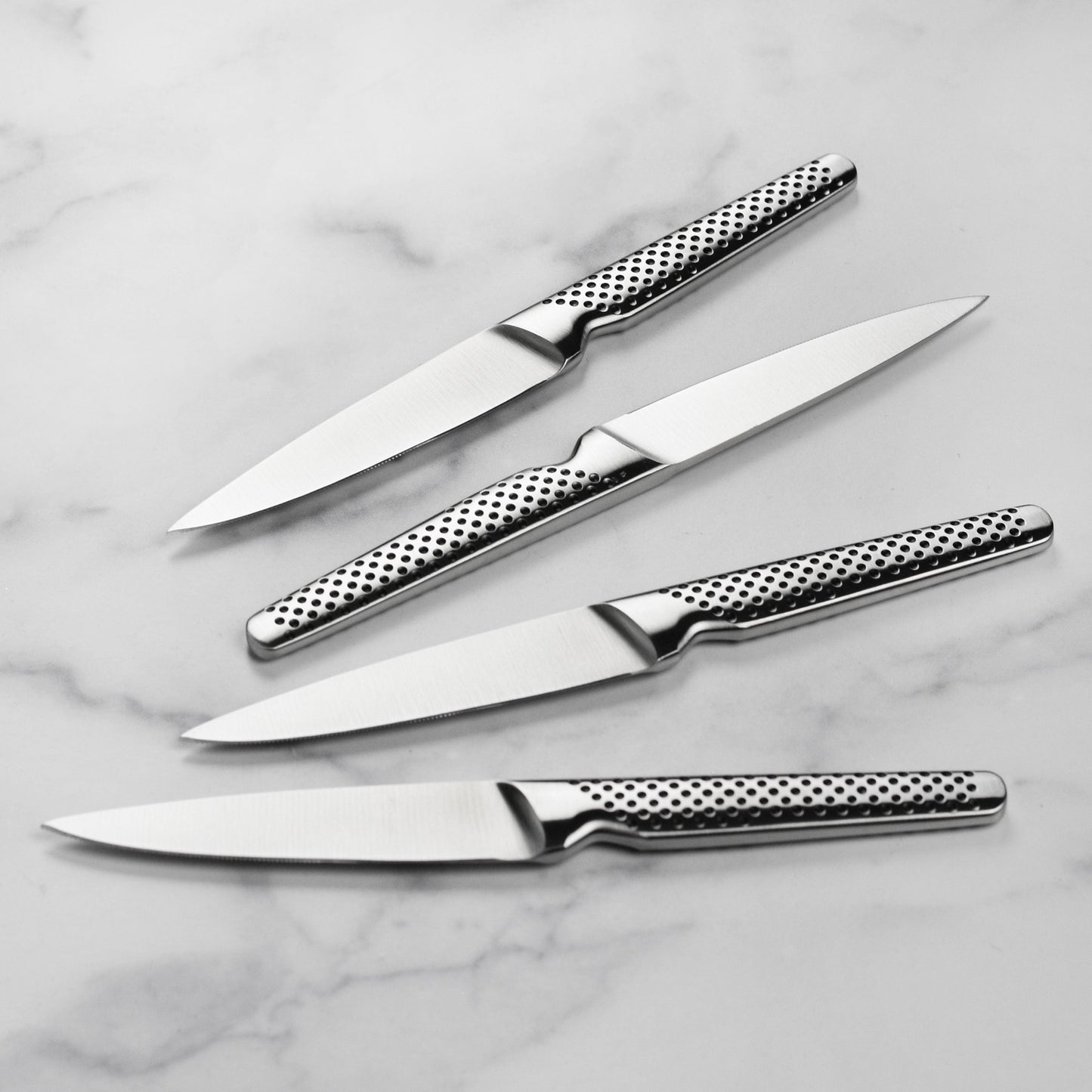 Global 4 Piece Serrated Steak Knife Set