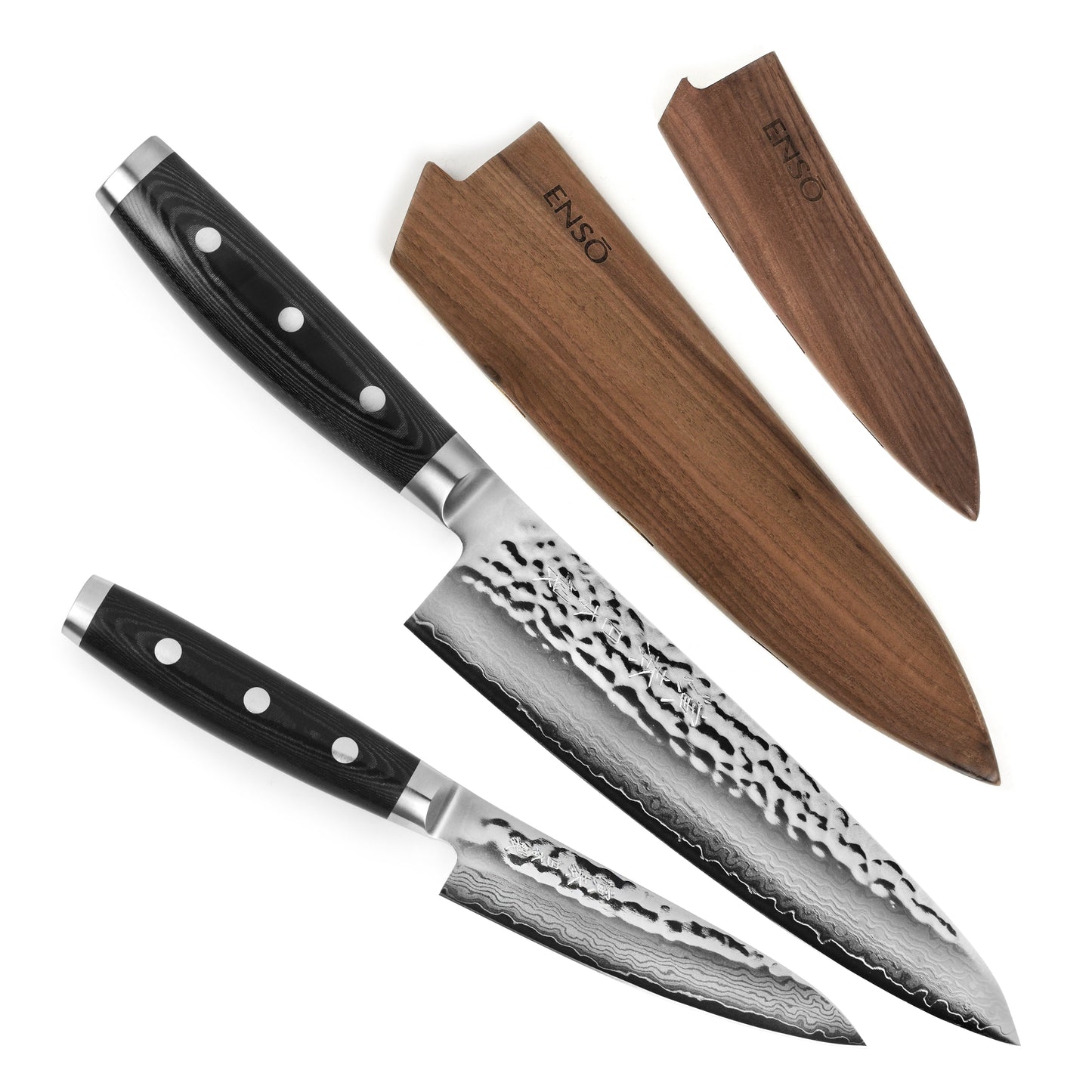 Enso HD 2 Piece Utility & Chef's Knife Set with Sheaths