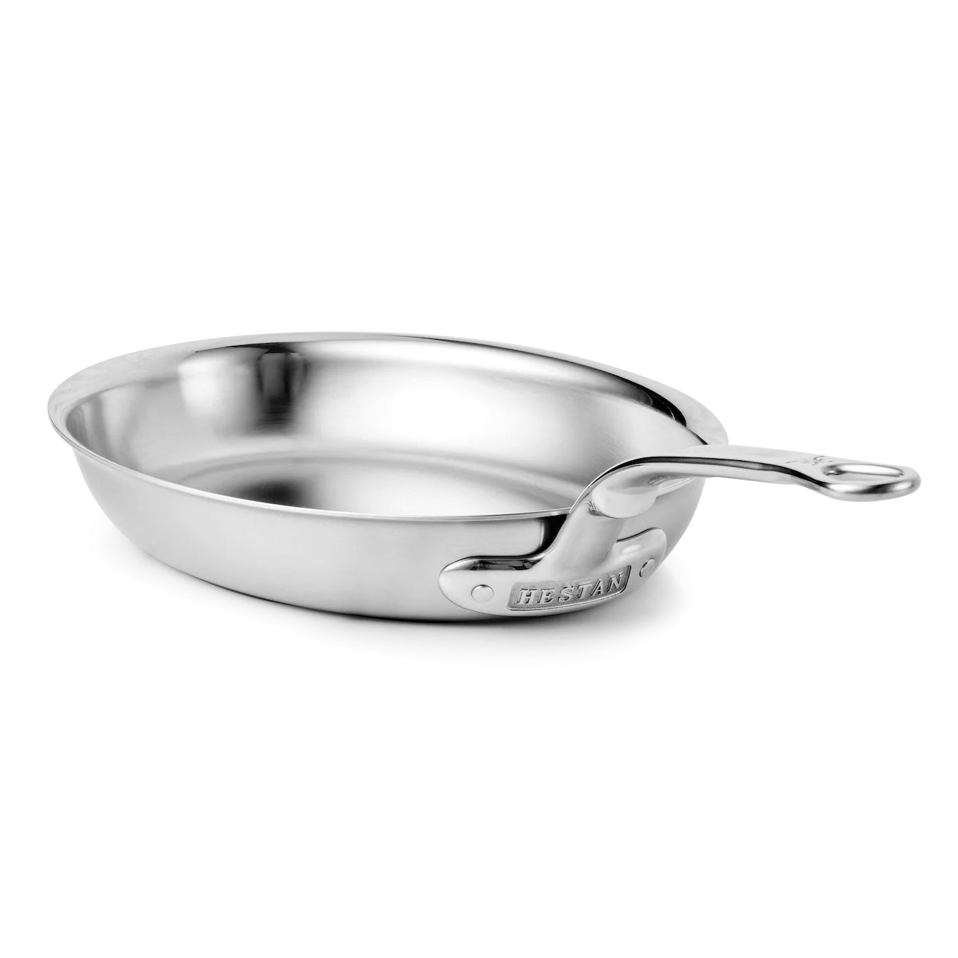Hestan Tri-Ply Oval Fish Pan, 12.5" x 9"