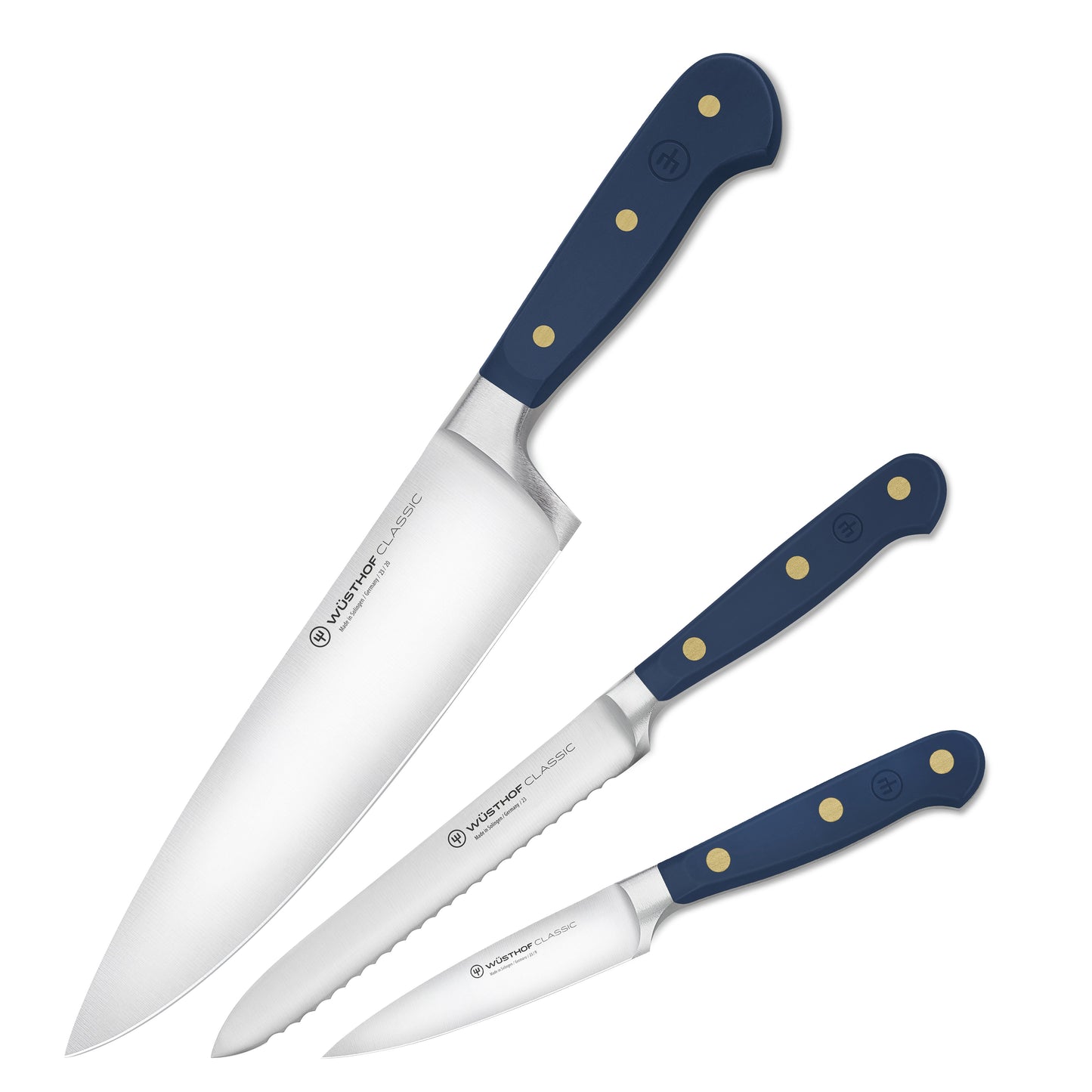 Wusthof Classic Wild Blueberry 3 Piece Knife Set