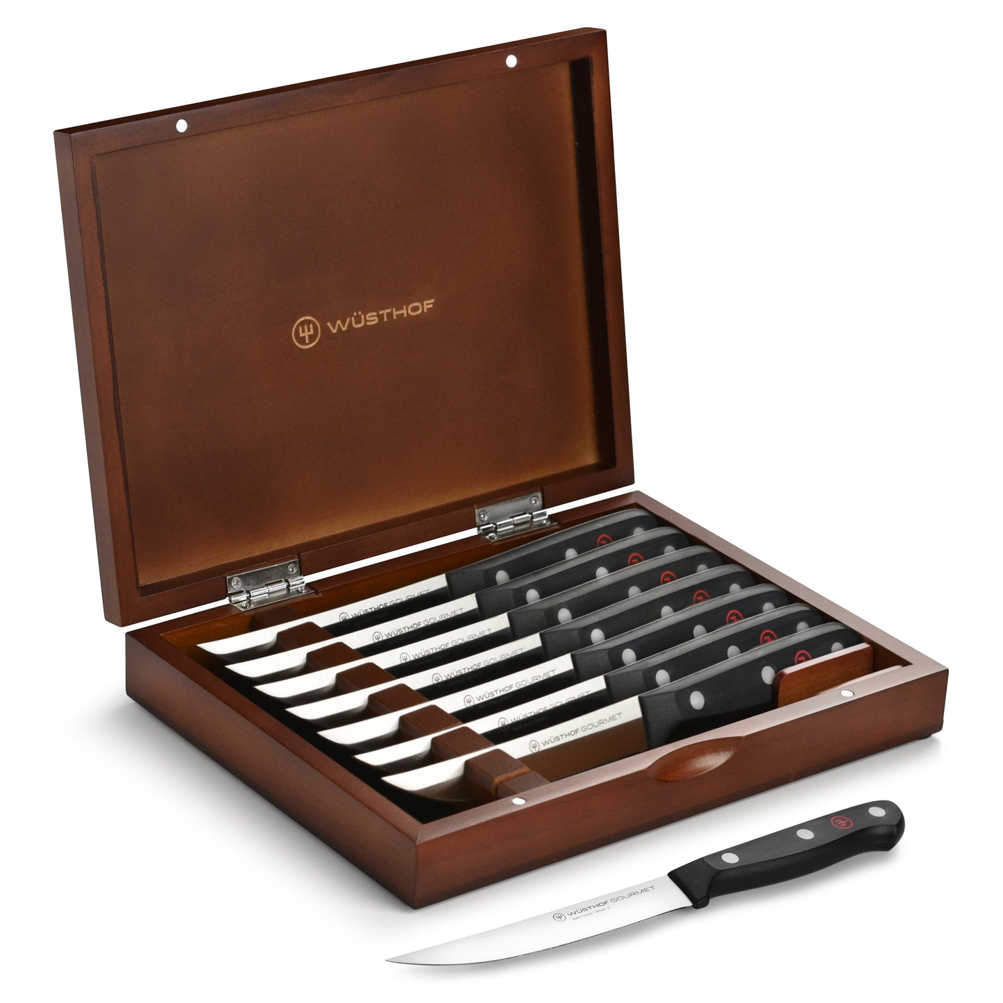 Wusthof Gourmet 8 Piece Steak Knife Set with Case