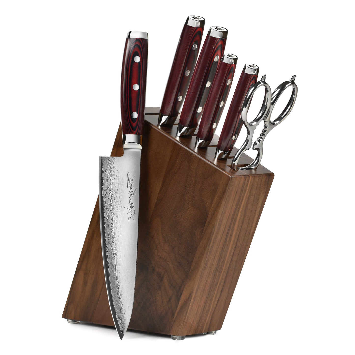 Yaxell Super Gou SG2 7 Piece Knife Block Set
