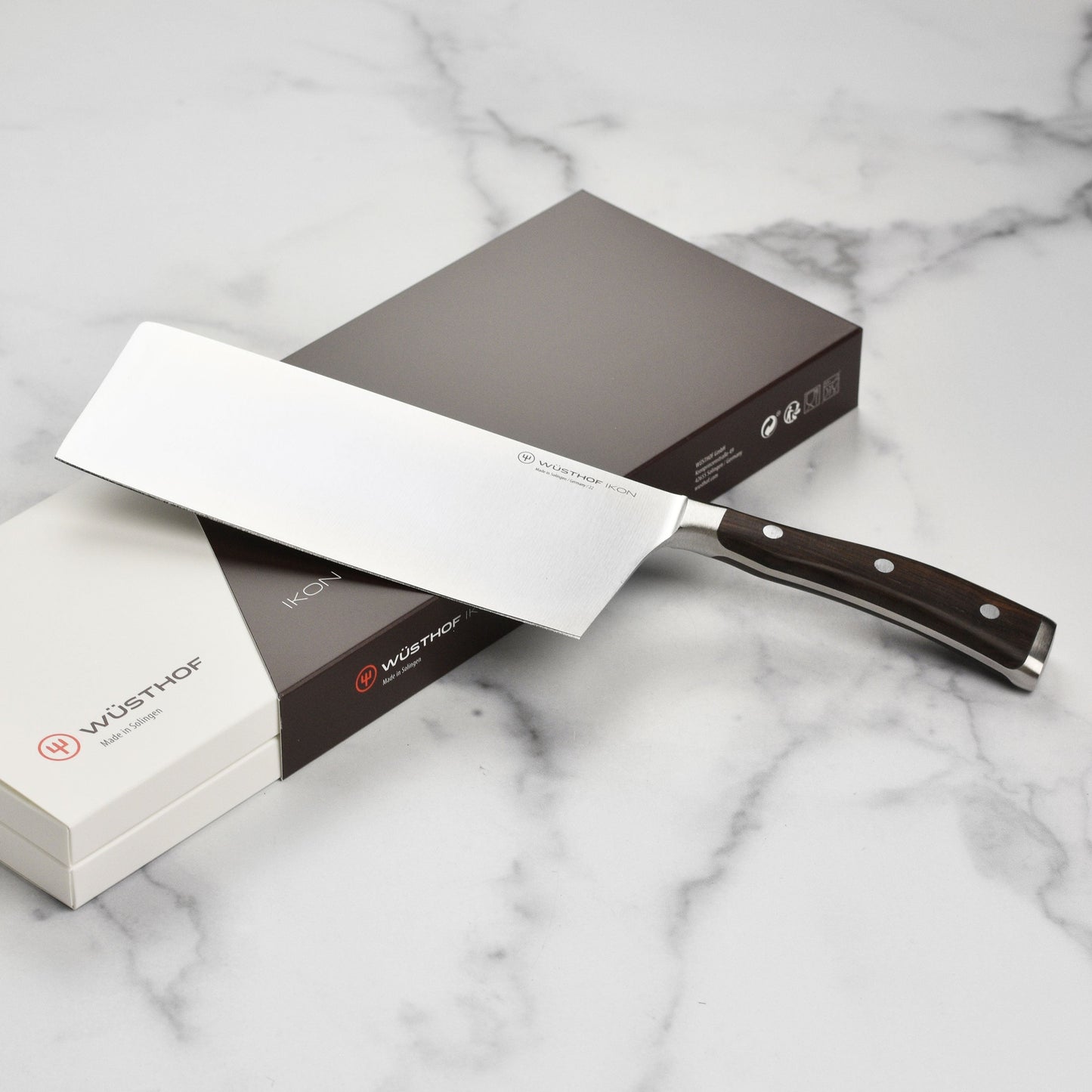 Wusthof Ikon Blackwood 7" Chinese Chef's Knife