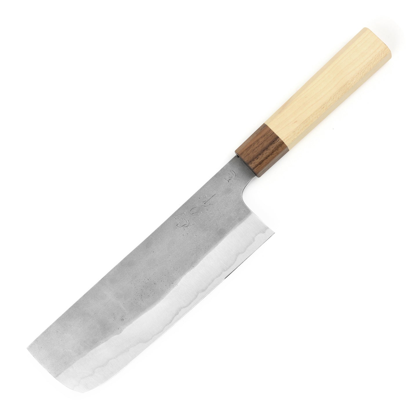 Hatono Shirogami #1 Nashiji Stainless Clad 6.7" Tall Nakiri