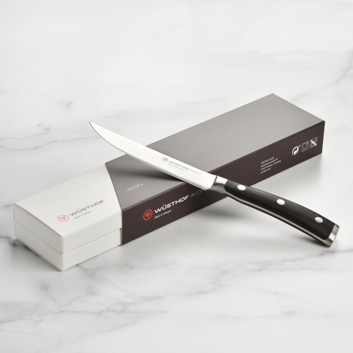 Wusthof Ikon Blackwood 4.5" Steak Knife