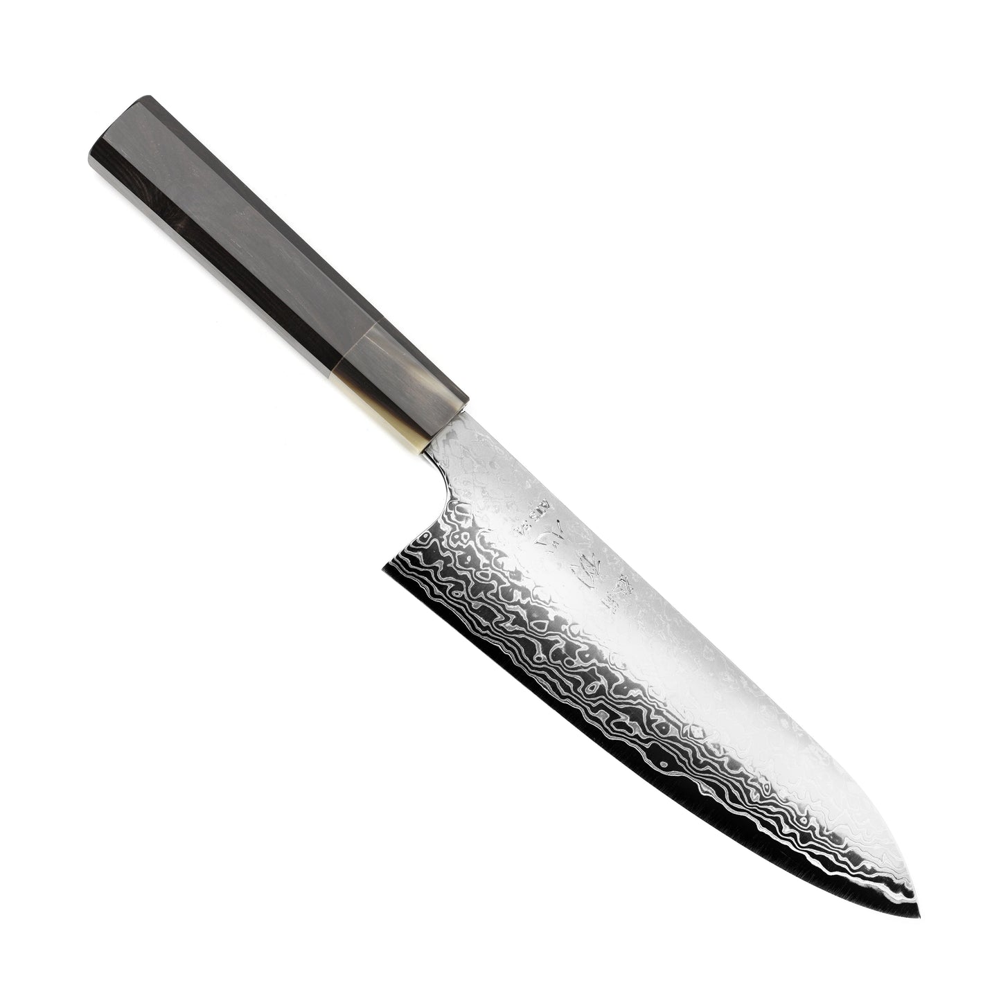 Hatsukokoro x Yauji Ginga34 Damascus 7" Santoku