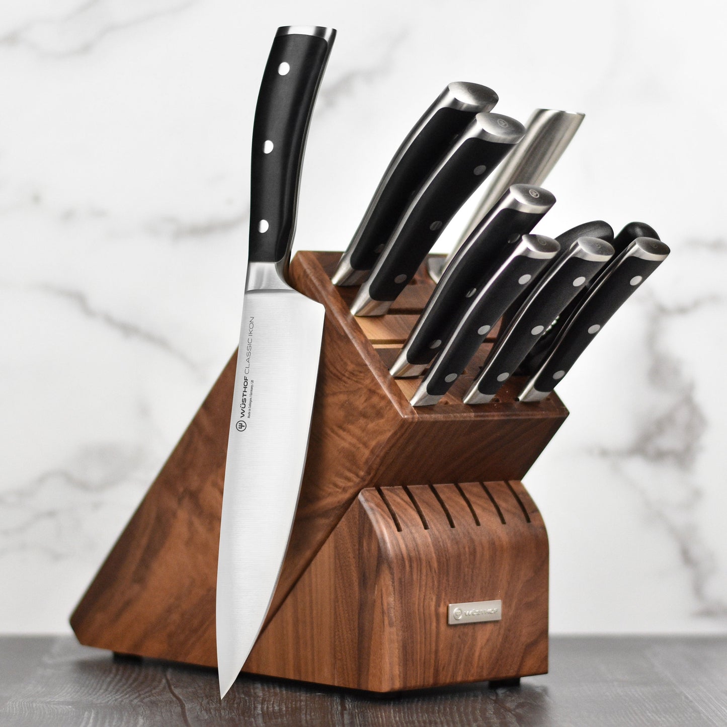 Wusthof 17 Slot Walnut Knife Block