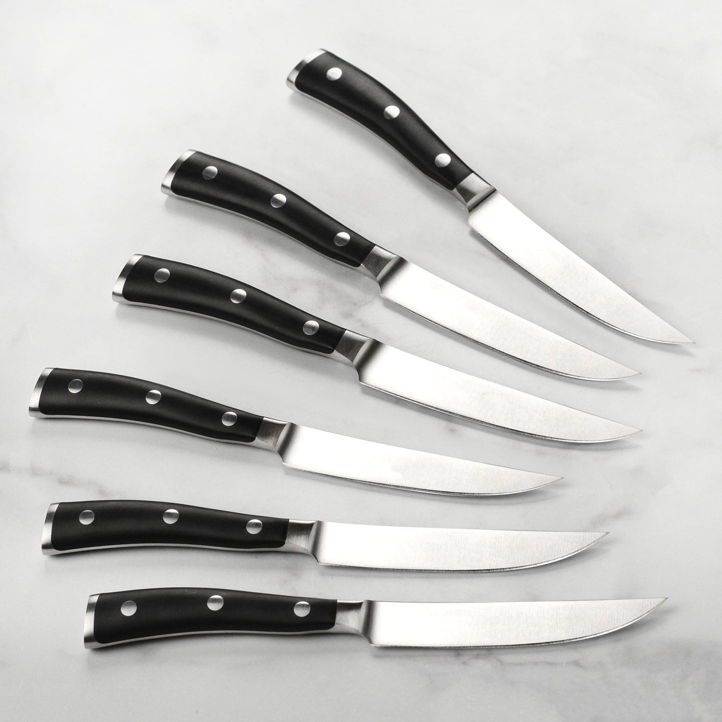 Wusthof Classic Ikon 6 Piece Steak Knife Set with Wood Case