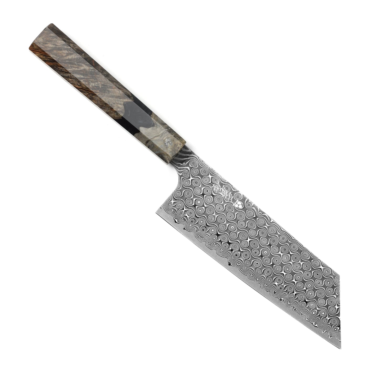 Nigara Anmon SG2 Damascus 7" Kiritsuke Nakiri