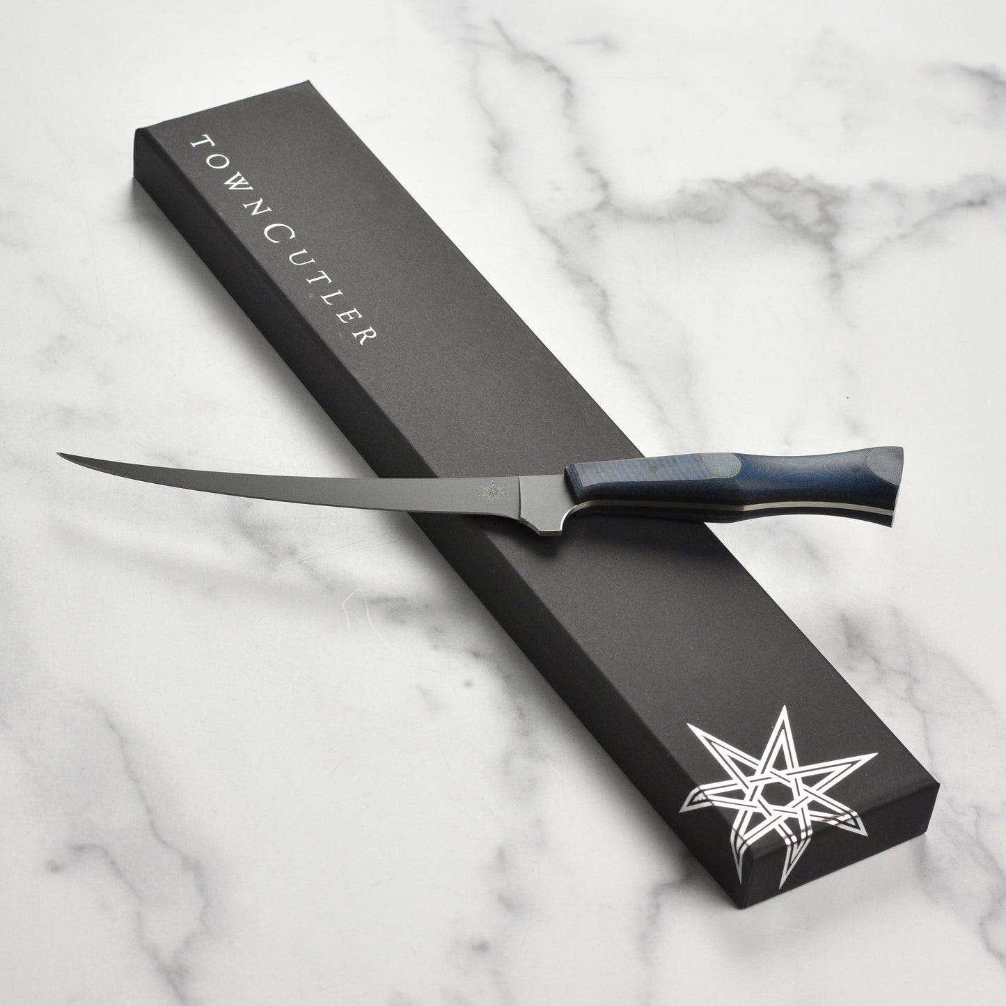 Town Cutler eXo Blue 6" Curved Boning Knife