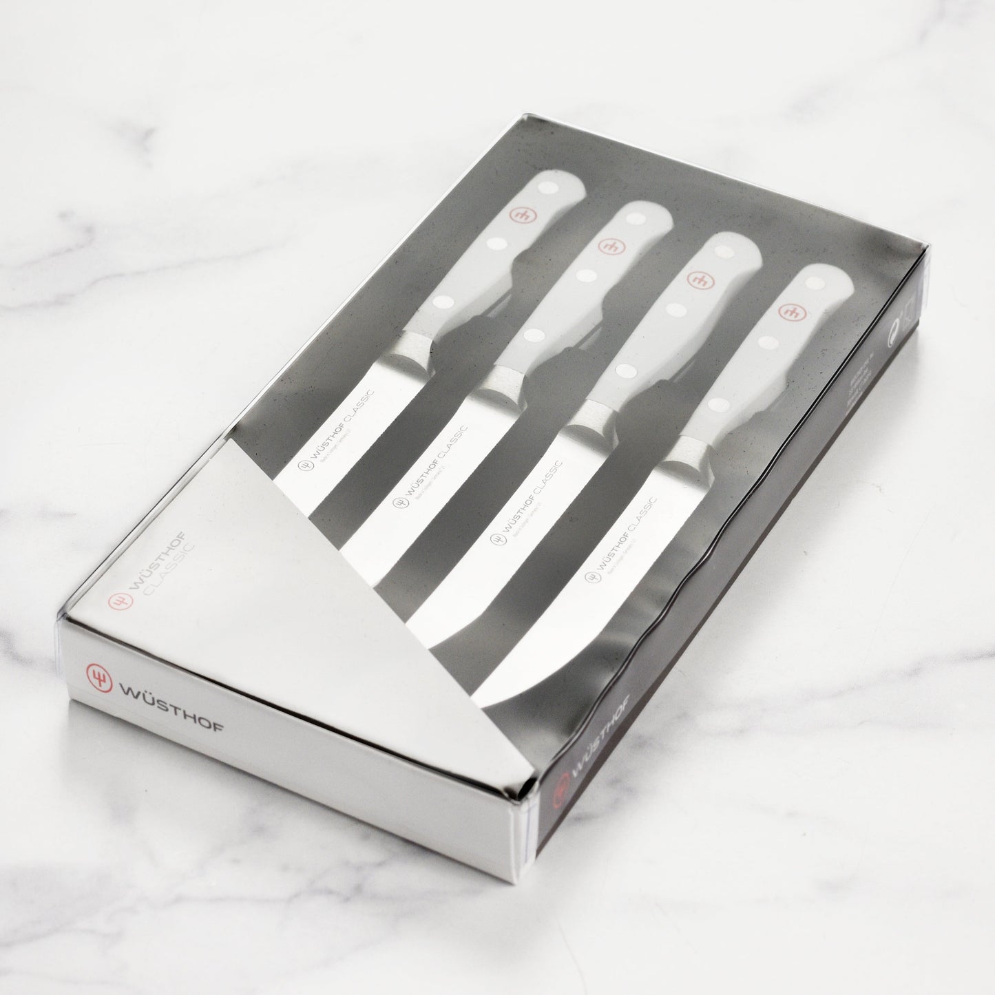 Wusthof Classic White 4 Piece Steak Knife Set