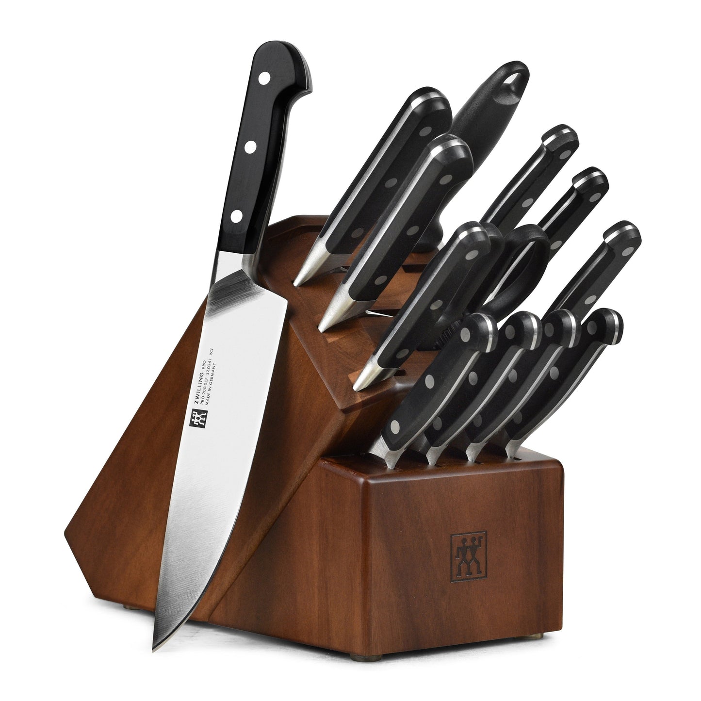 Zwilling Pro 14 Piece Acacia Knife Block Set