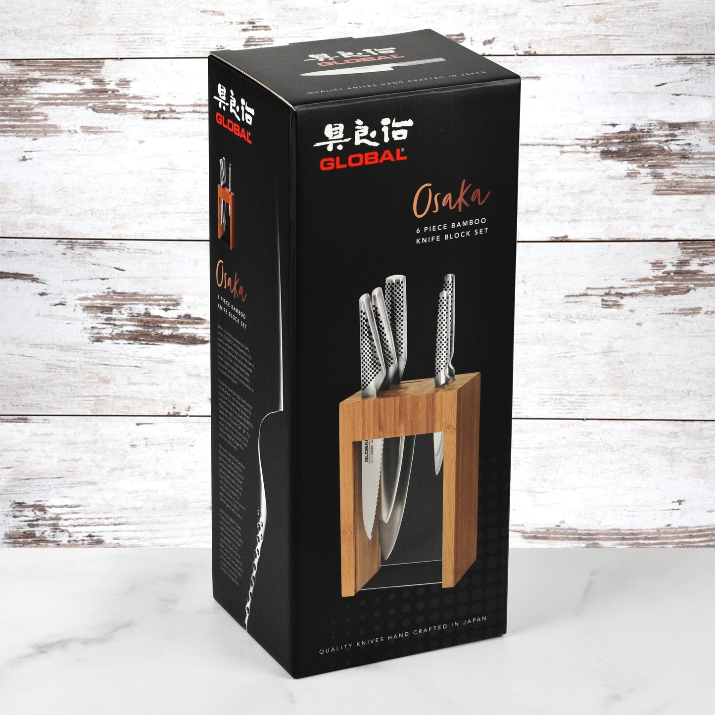 Global Osaka 6 Piece Knife Block Set
