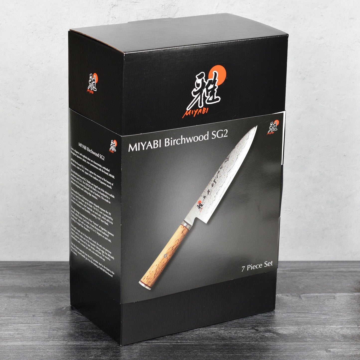 Miyabi Birchwood SG2 7 Piece Knife Block Set