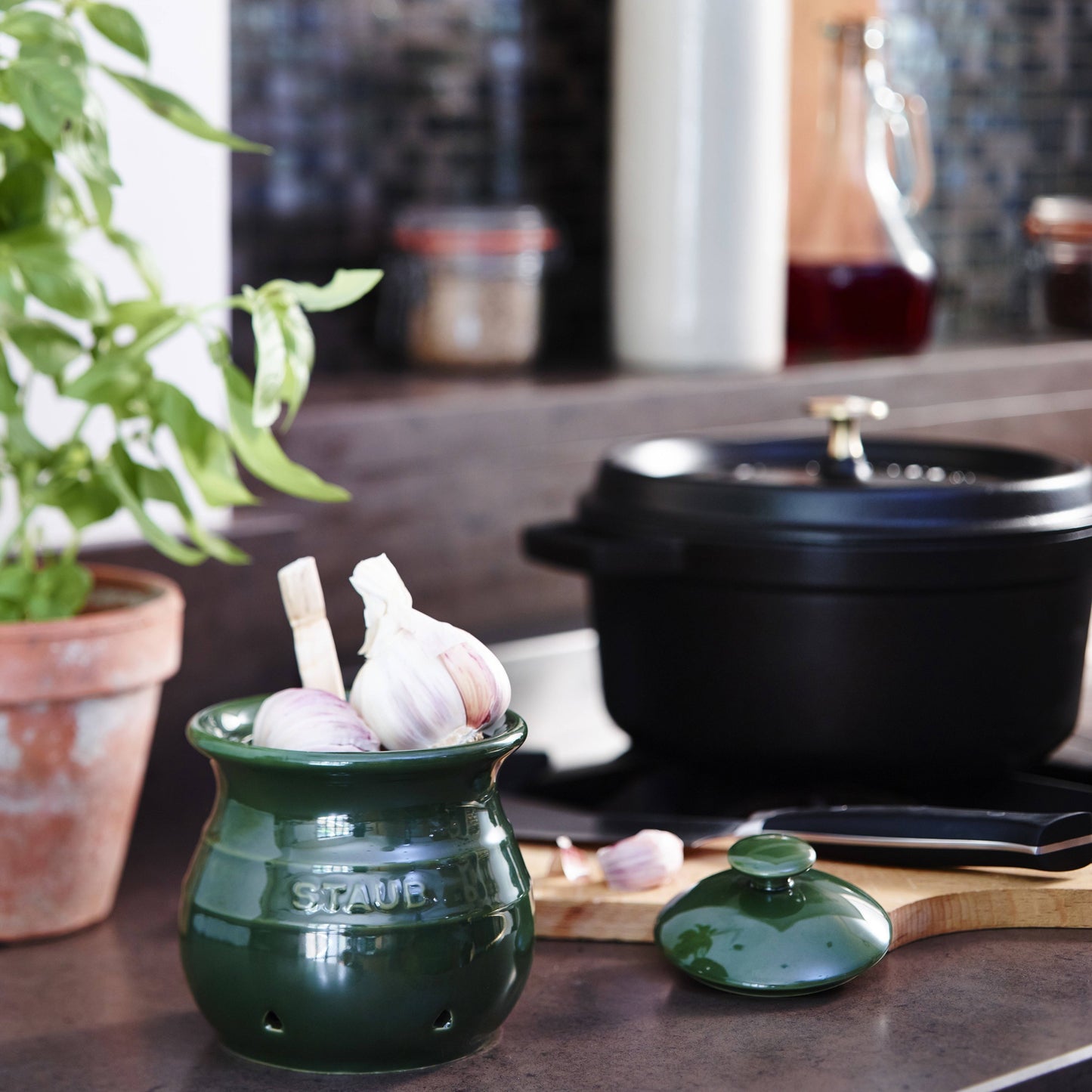 Staub 0.25-quart Matte Black Mini Round Dutch Oven