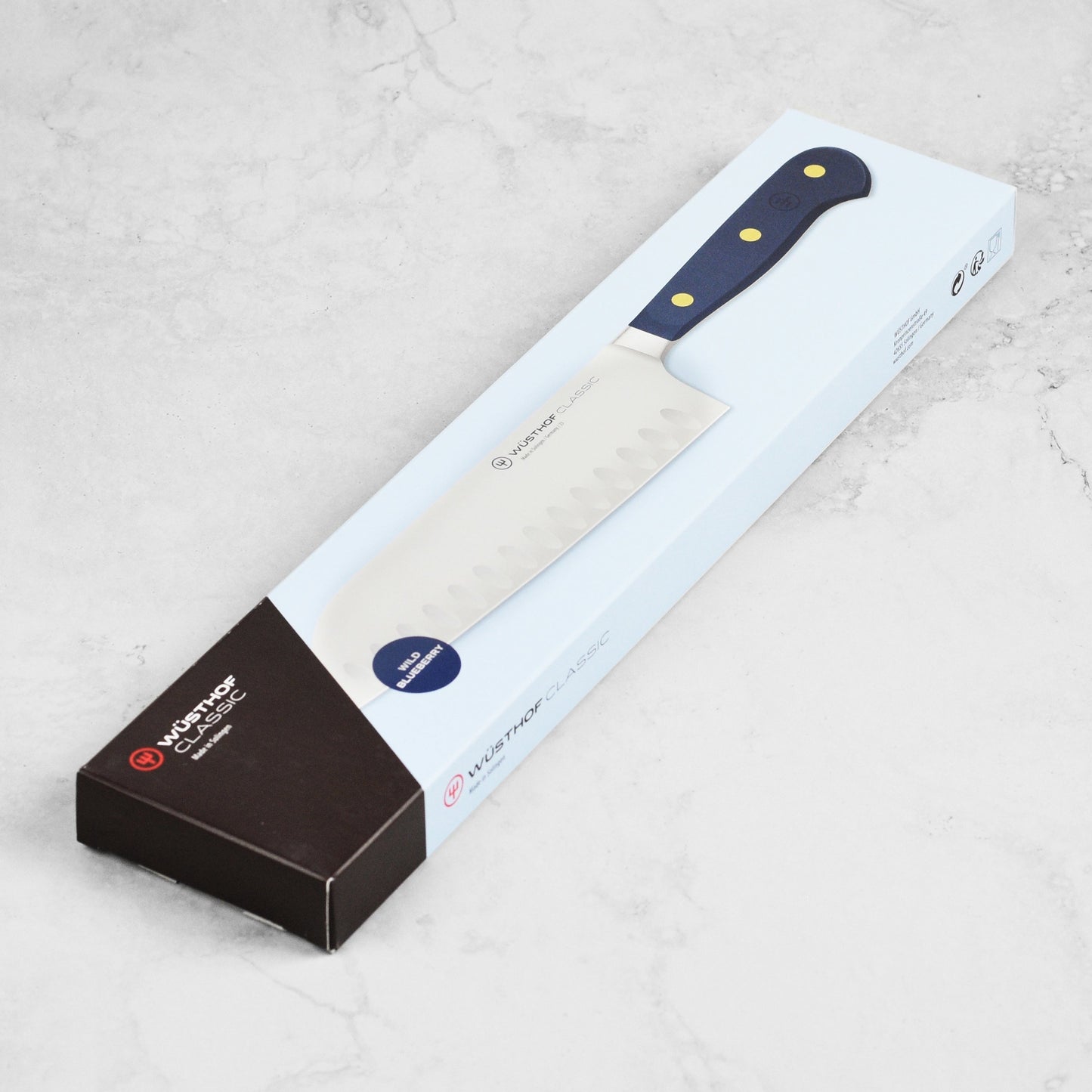 Wusthof Classic Wild Blueberry 7" Hollow Edge Santoku Knife