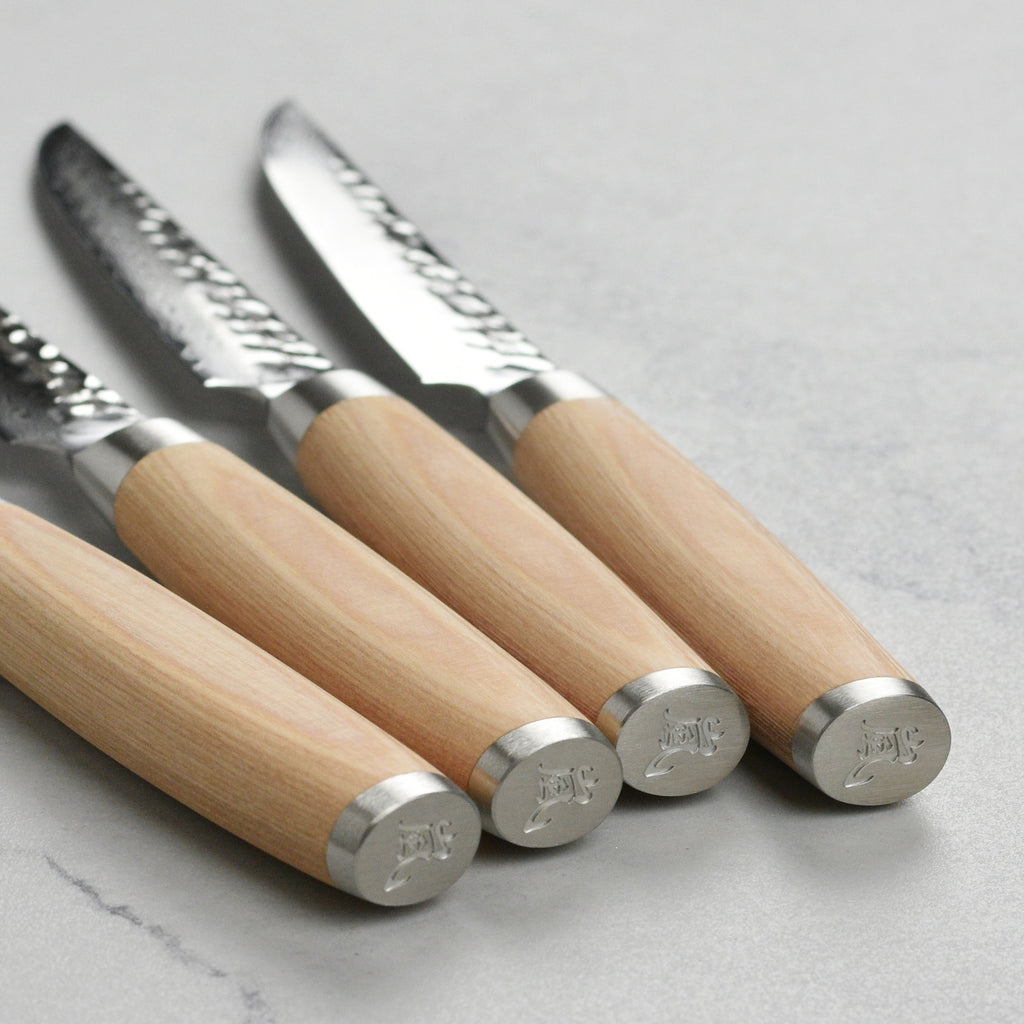Enso Hizashi 4 Piece Steak Knife Set with Case