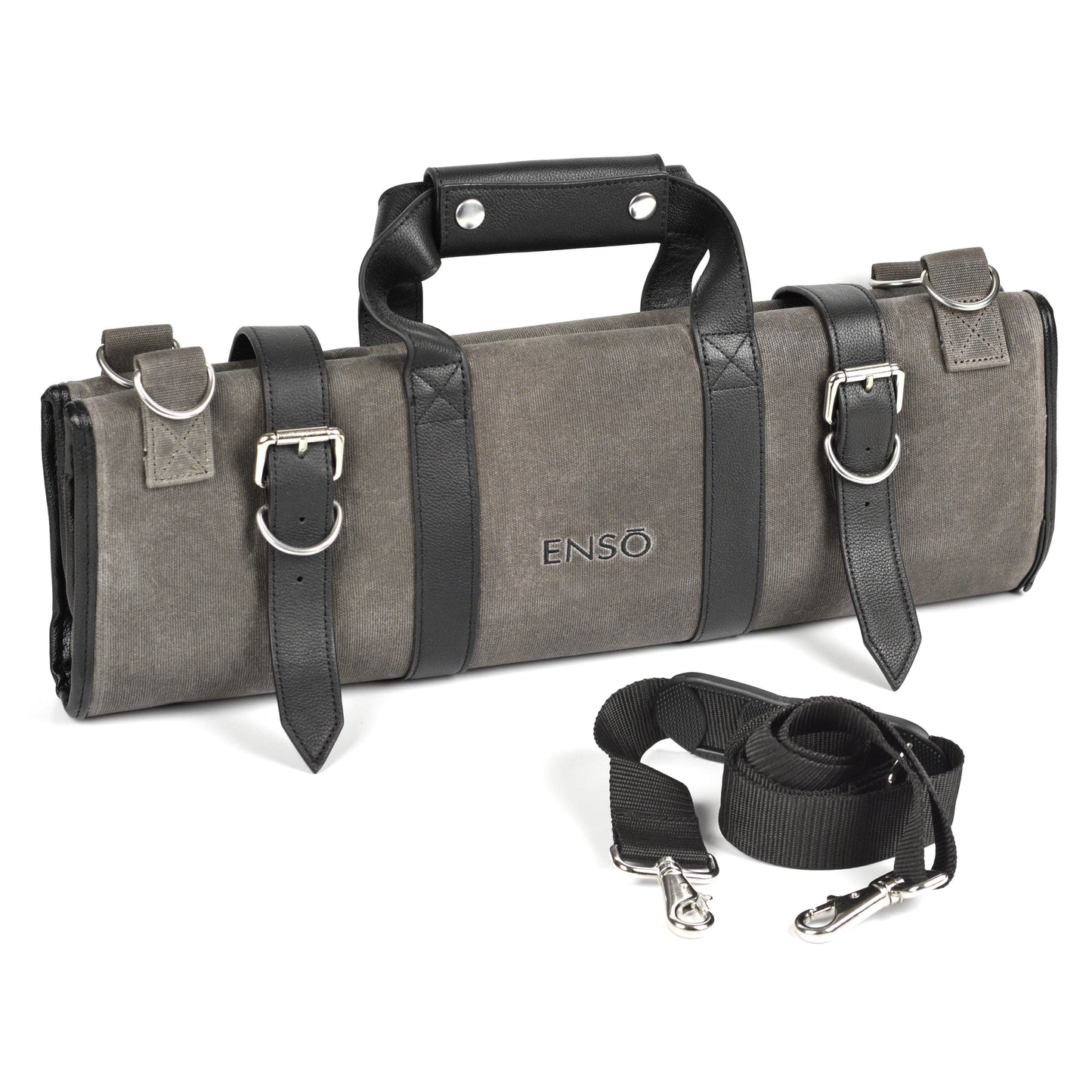 Enso 12 Pocket Oil Waxed Canvas Knife Bag
