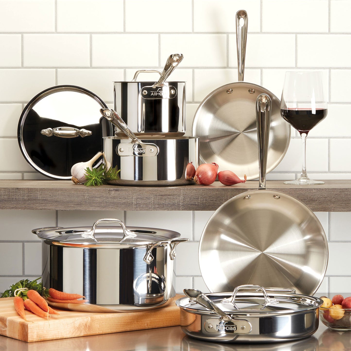 All-Clad d3 Stainless 2-quart Saucier