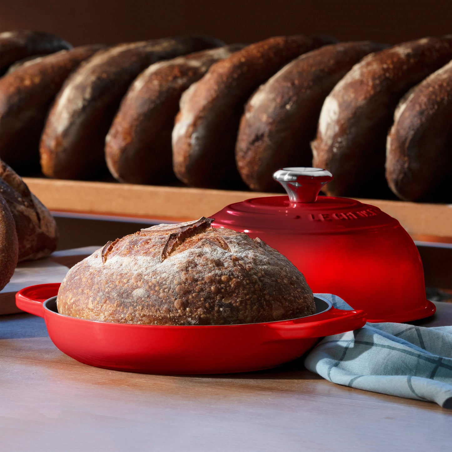 Le Creuset Signature Cast Iron 9.5" Cerise Bread Oven