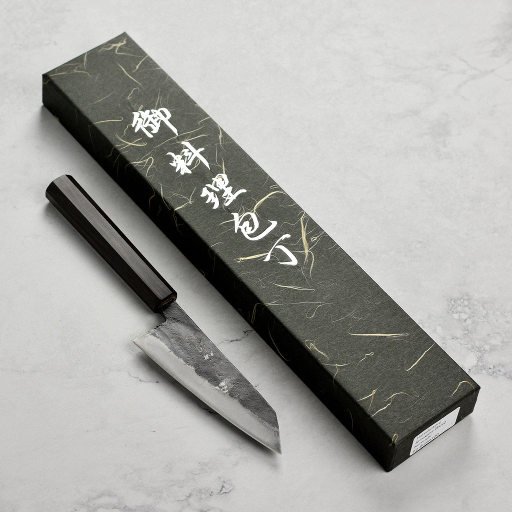 Hatsukokoro Kurogane Aogami #2 Kurouchi 4.7" Ko-Bunka