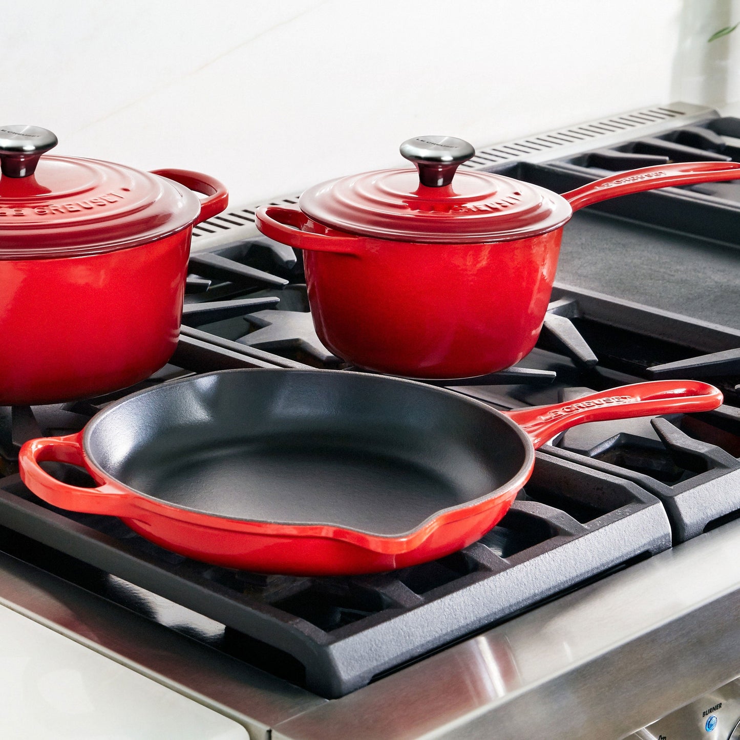 Le Creuset Signature Cast Iron 10.25" Cerise Skillet