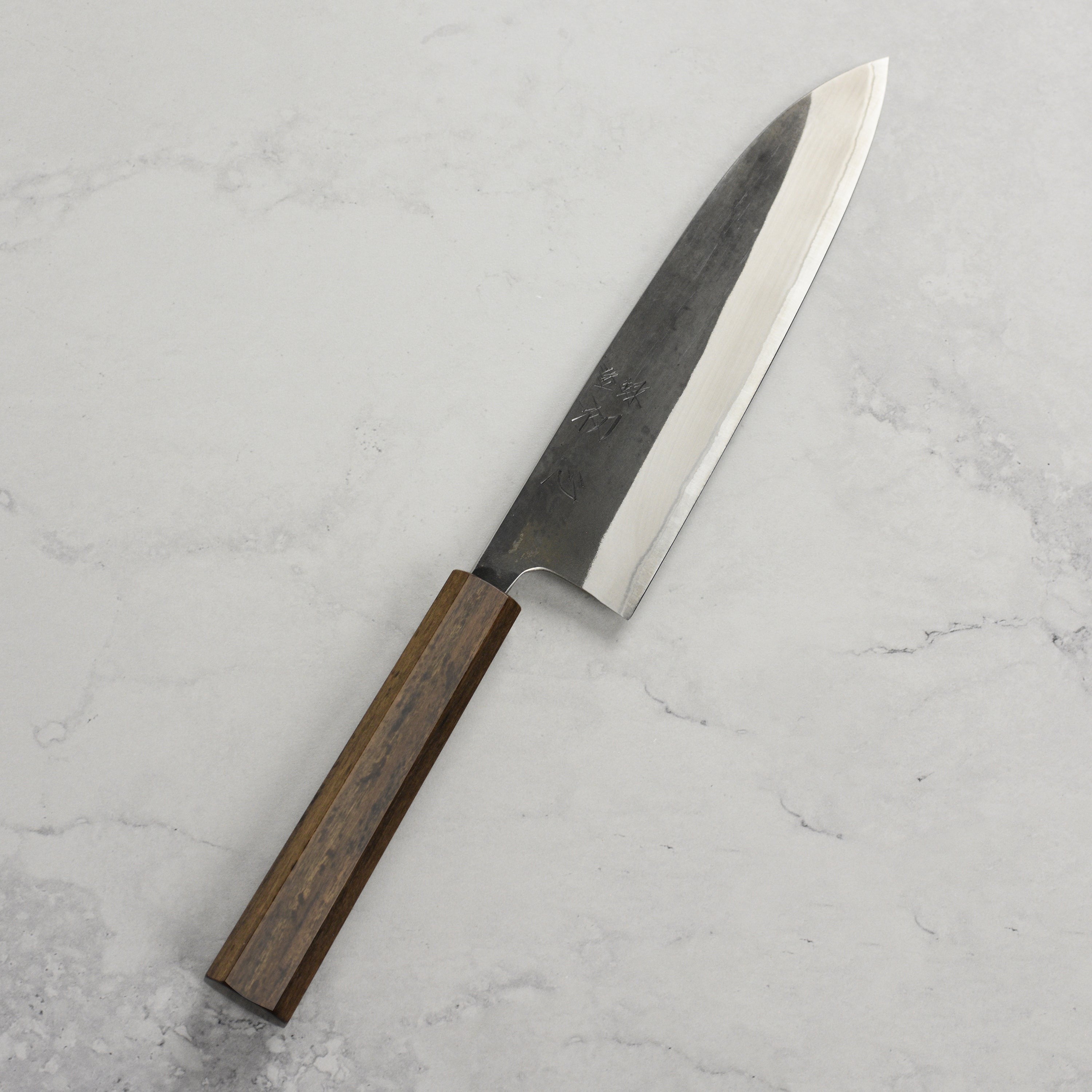 Hatsukokoro Kurokaze Shirogami #2 Kurouchi 7" Gyuto