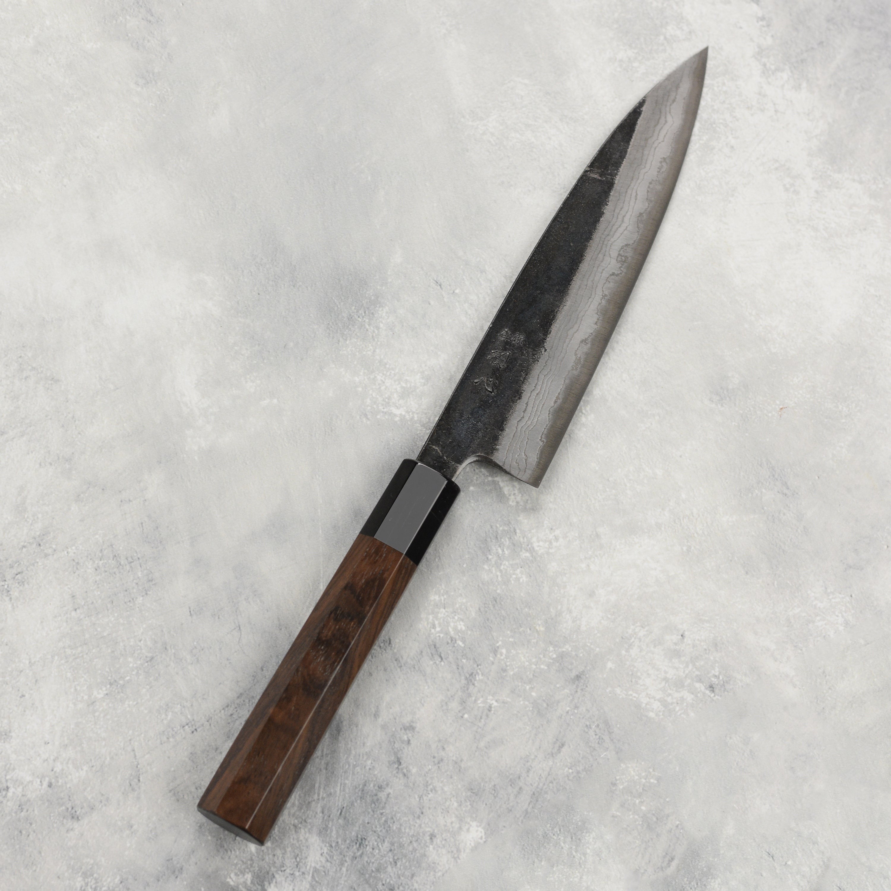Hatsukokoro Kumokage Aogami Kurouchi Damascus 5.9" Petty