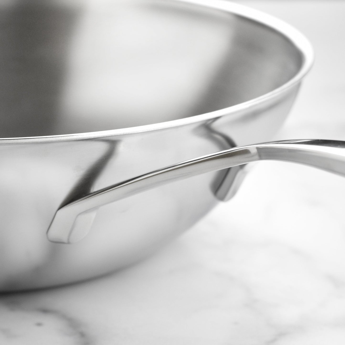 Demeyere 5-Plus 11.8" Stainless Steel Flat Bottom Wok