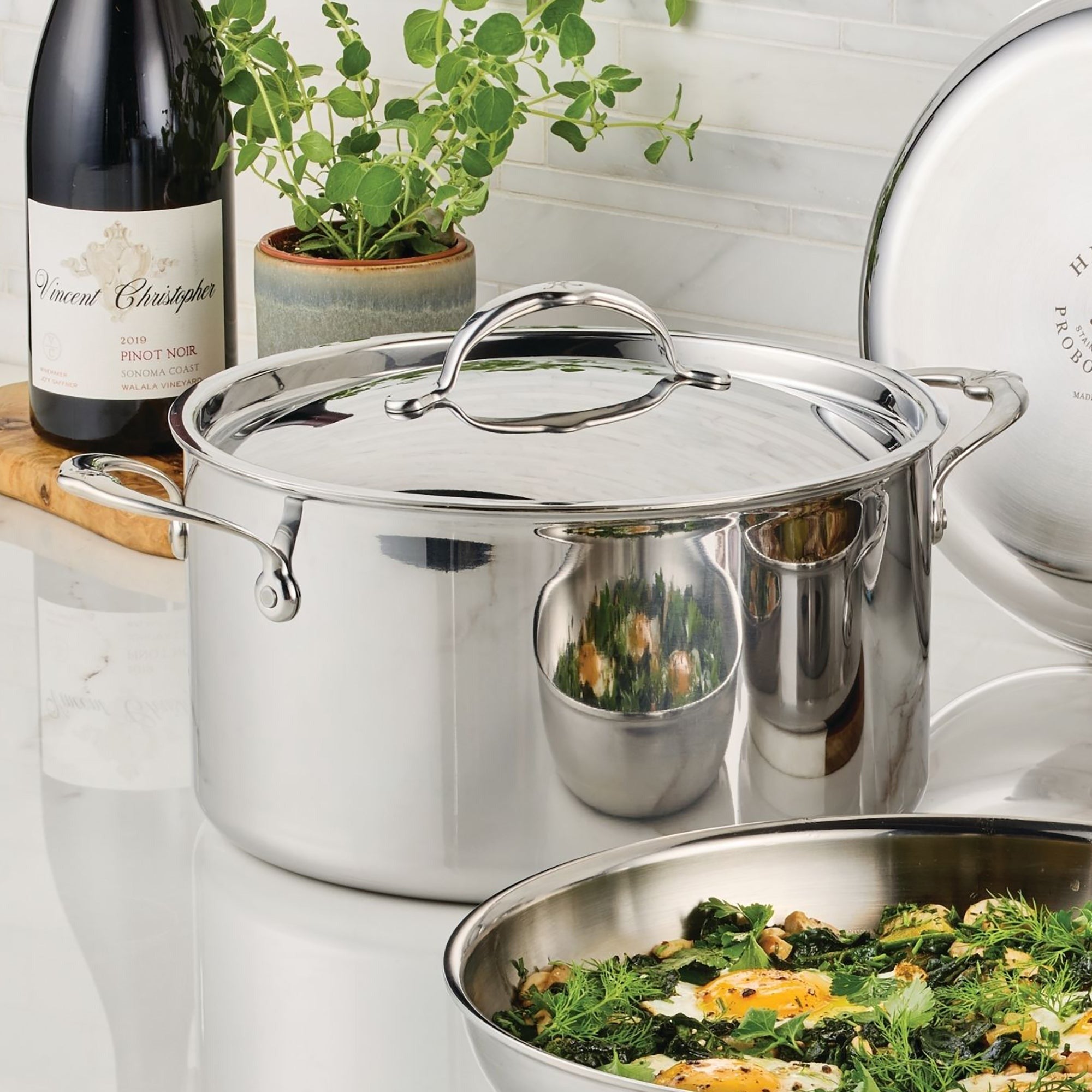 Hestan ProBond Luxe 8-quart Stainless Steel Stock Pot