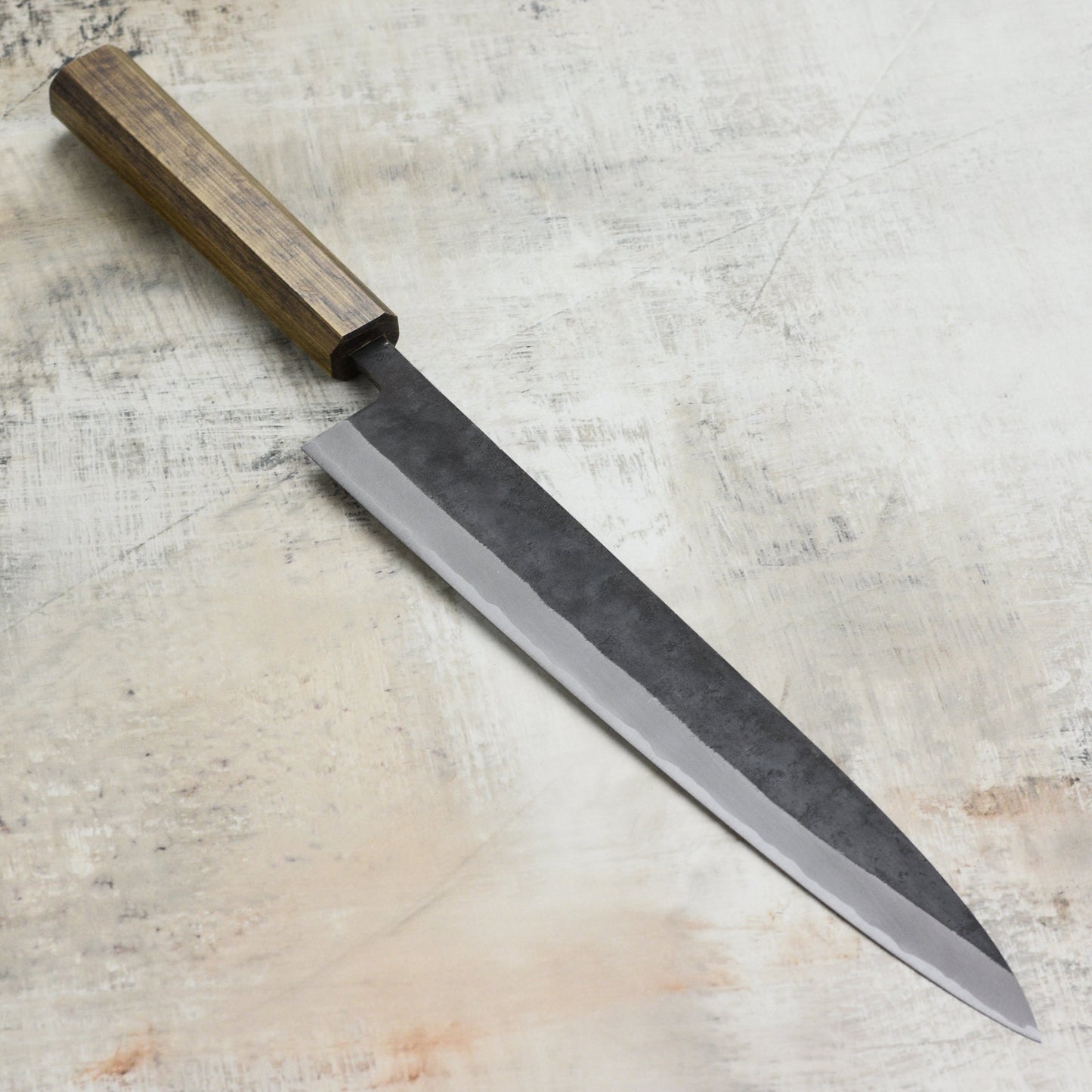 Shiro Kamo Aogami Super Kurouchi Stainless Clad 10.6" Sujihiki