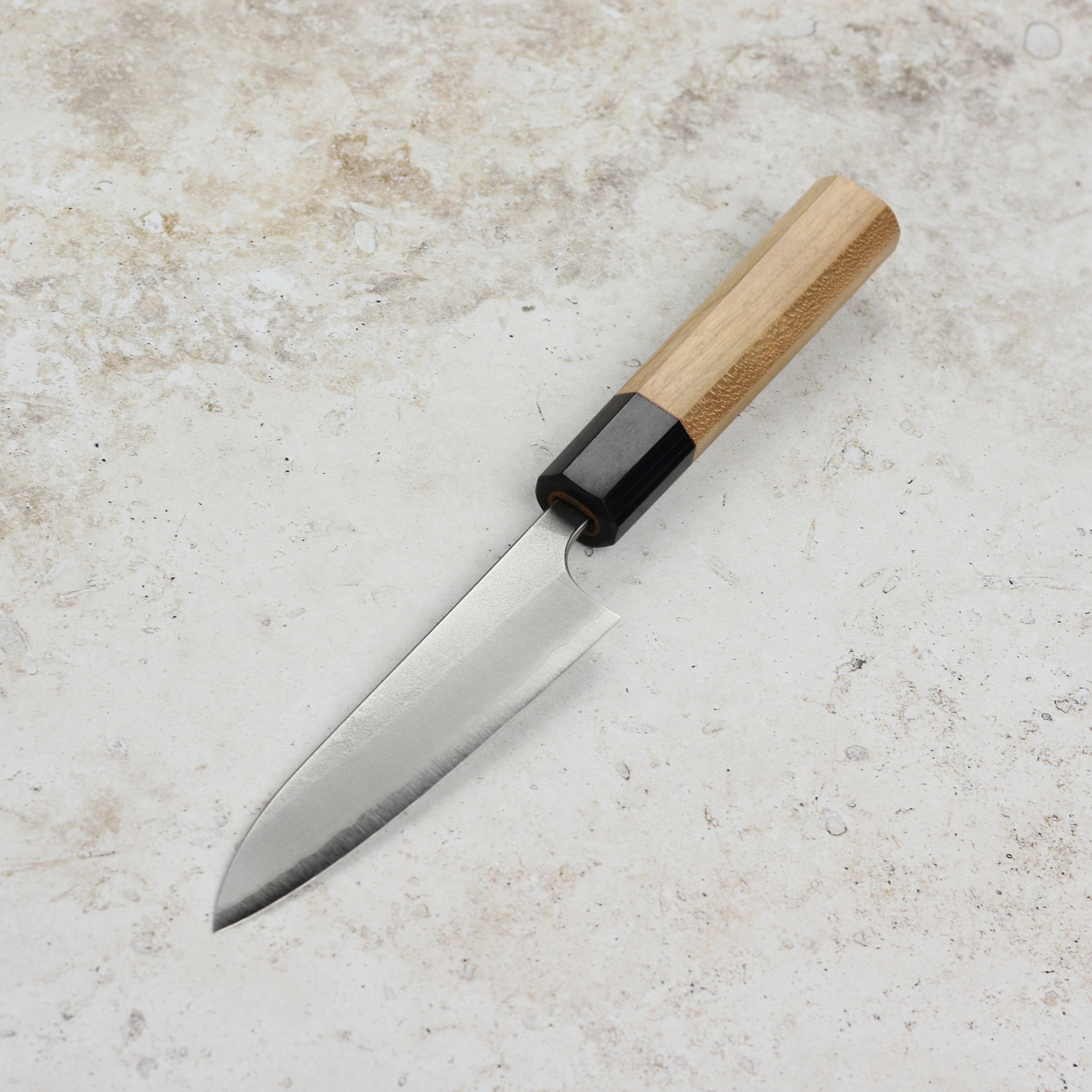 Yoshimi Kato Aogami Super Nashiji Stainless Clad 4.7" Petty
