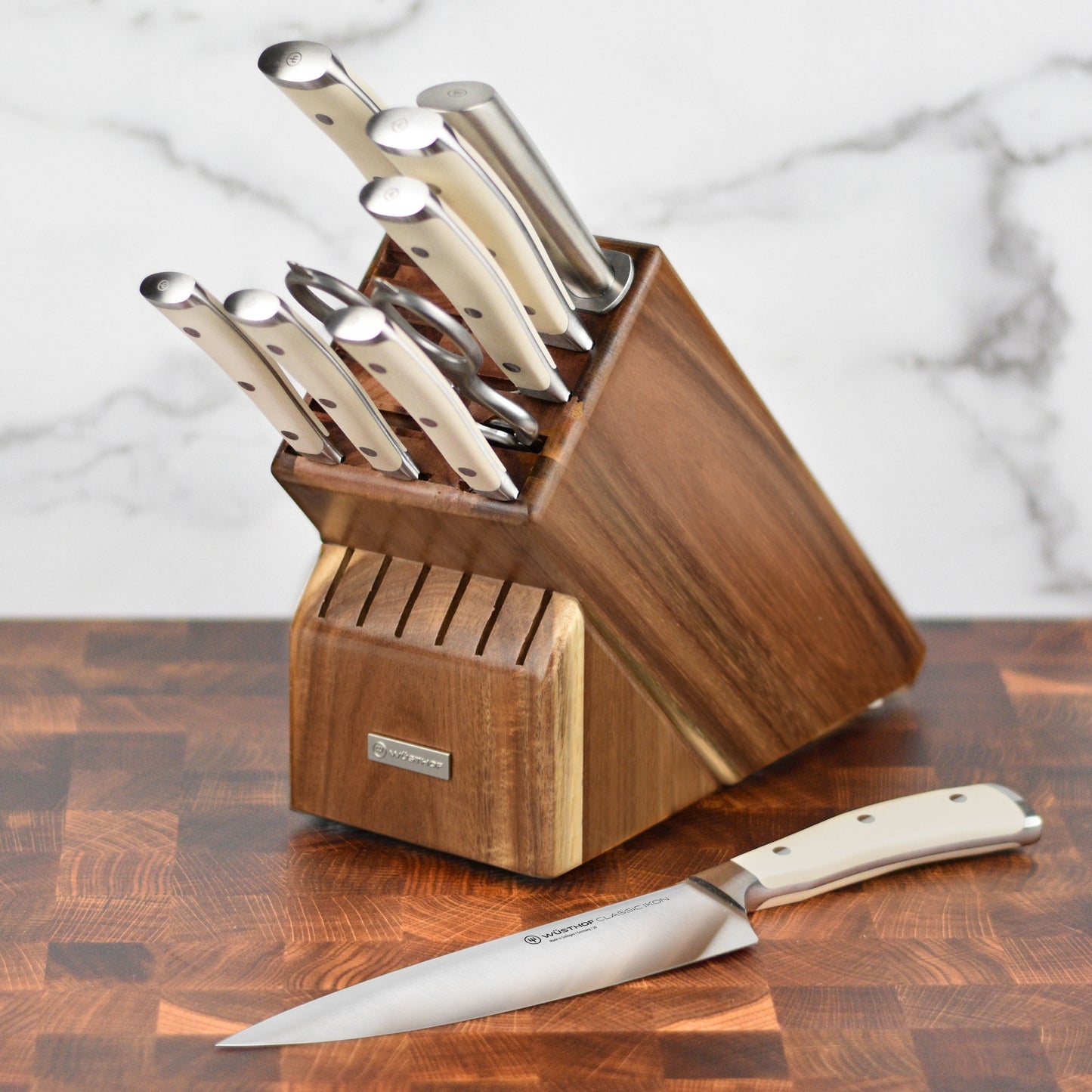 Wusthof 17 Slot Acacia Knife Block