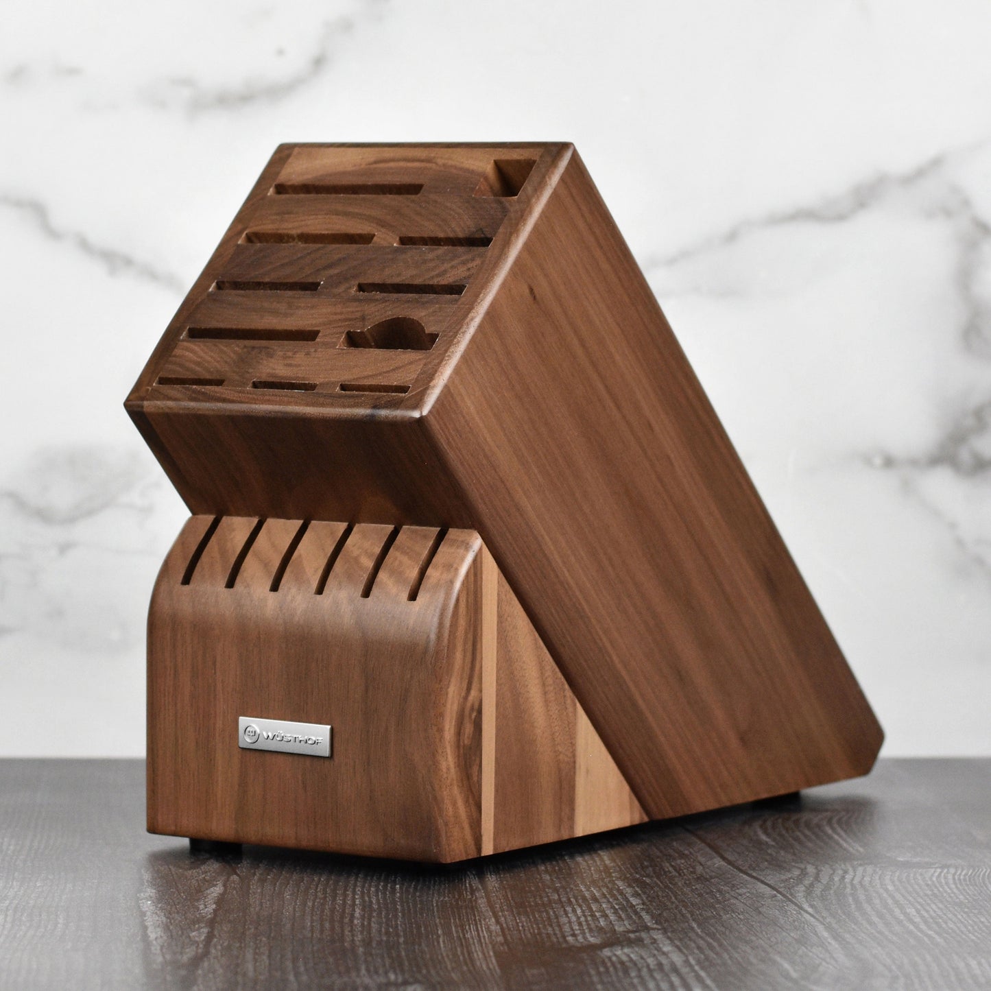 Wusthof Classic 16 Piece Walnut Knife Block Set with Forged Steak Knives