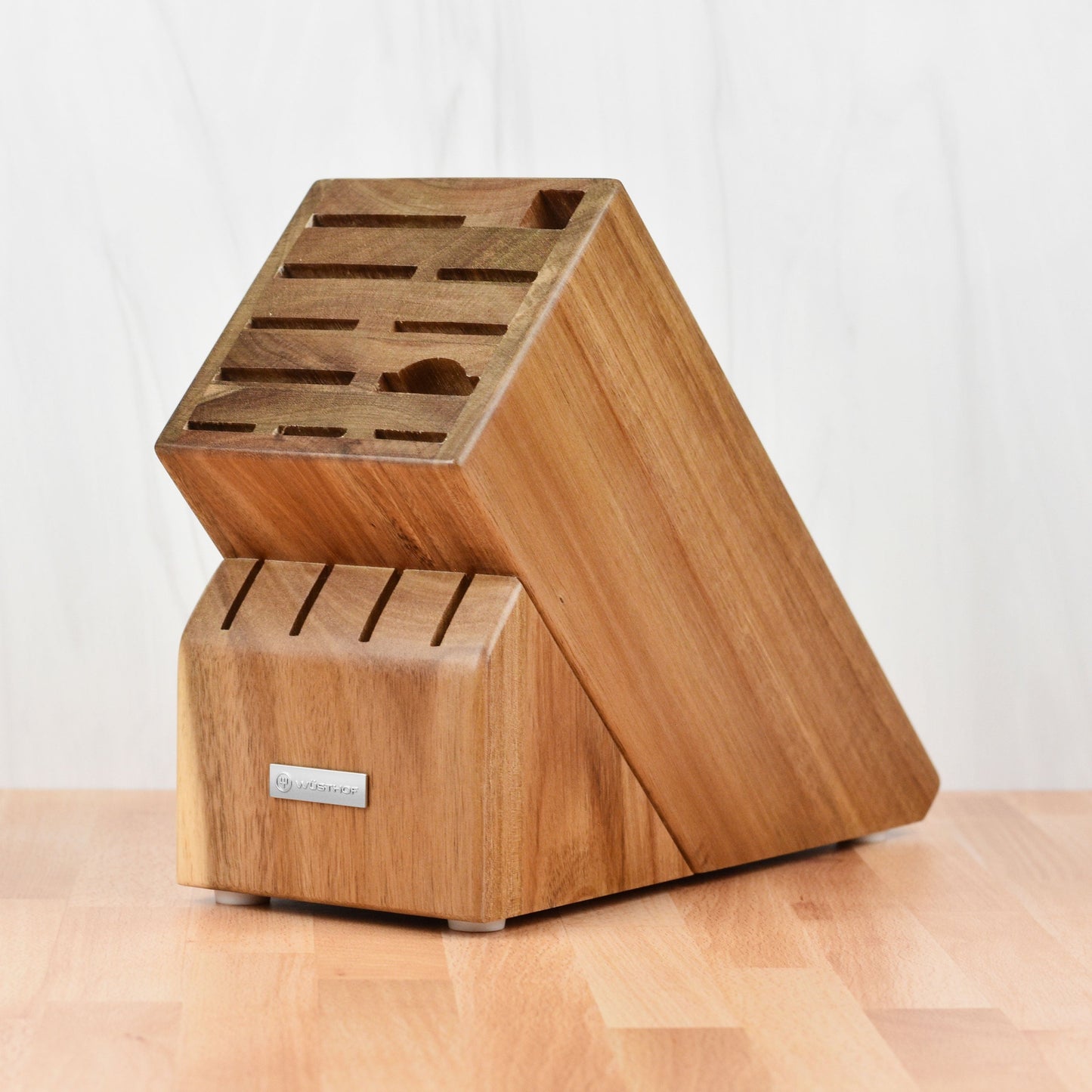 Wusthof Classic Ikon Creme 7 Piece Acacia Knife Block Set