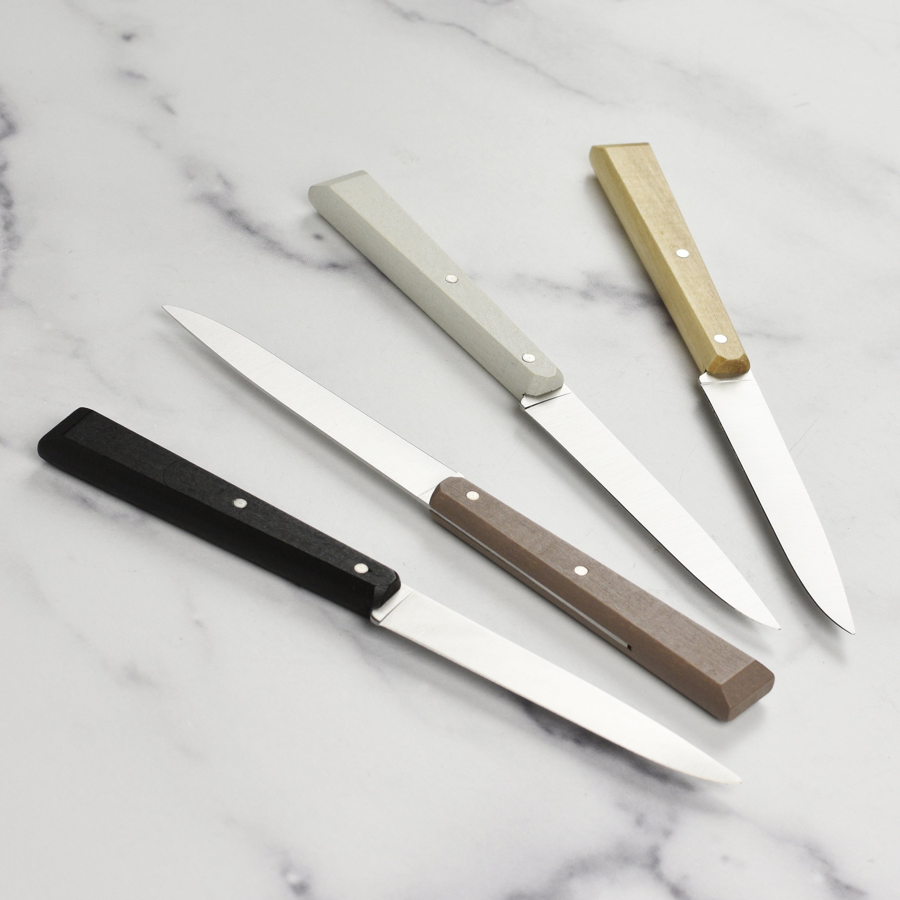 Opinel Bon Appetit 4 Piece Mineral Steak Knife Set