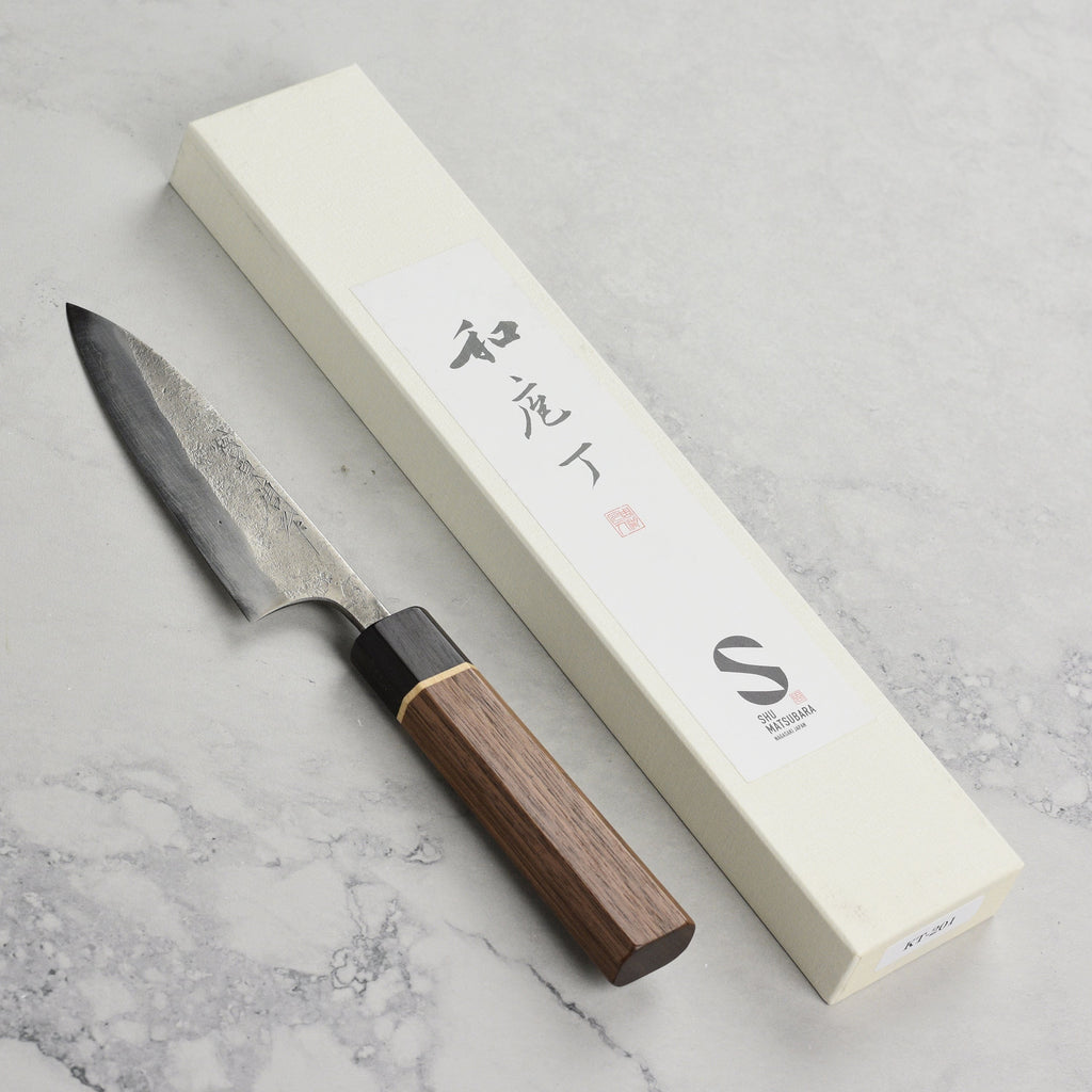 Matsubara Aogami #2 Nashiji Stainless Clad 4.7" Petty