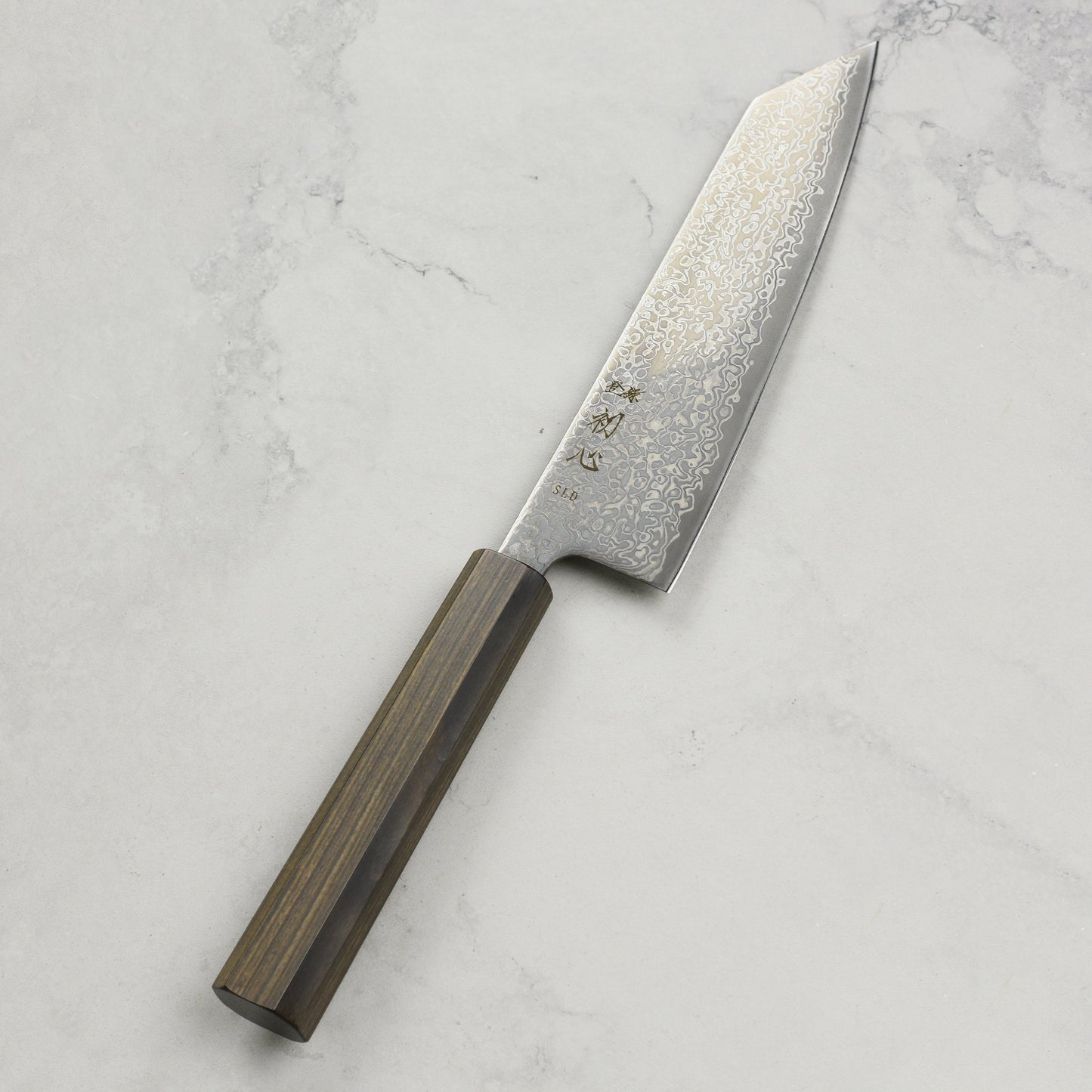 Hatsukokoro Hikari SLD Kurozome Damascus 6.7" Bunka