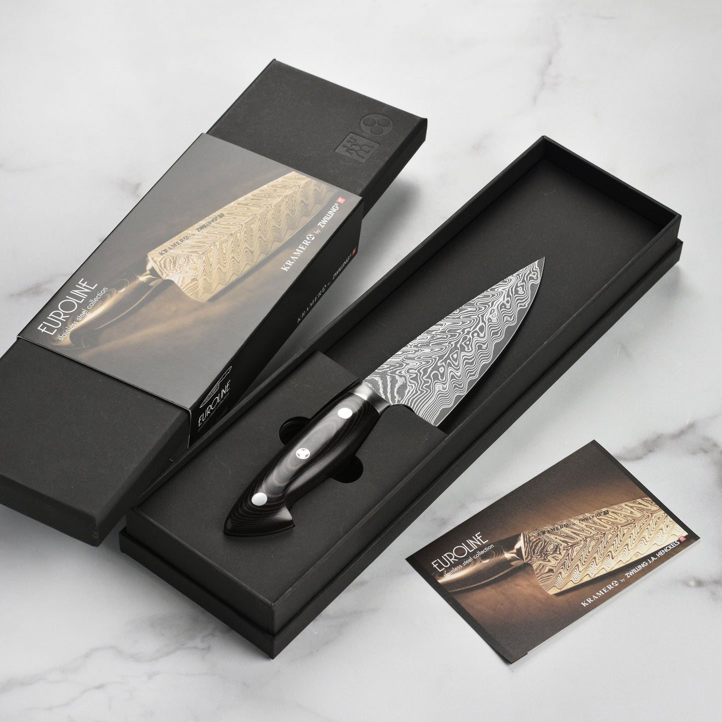 Kramer Stainless Damascus 6" Chef's Knife