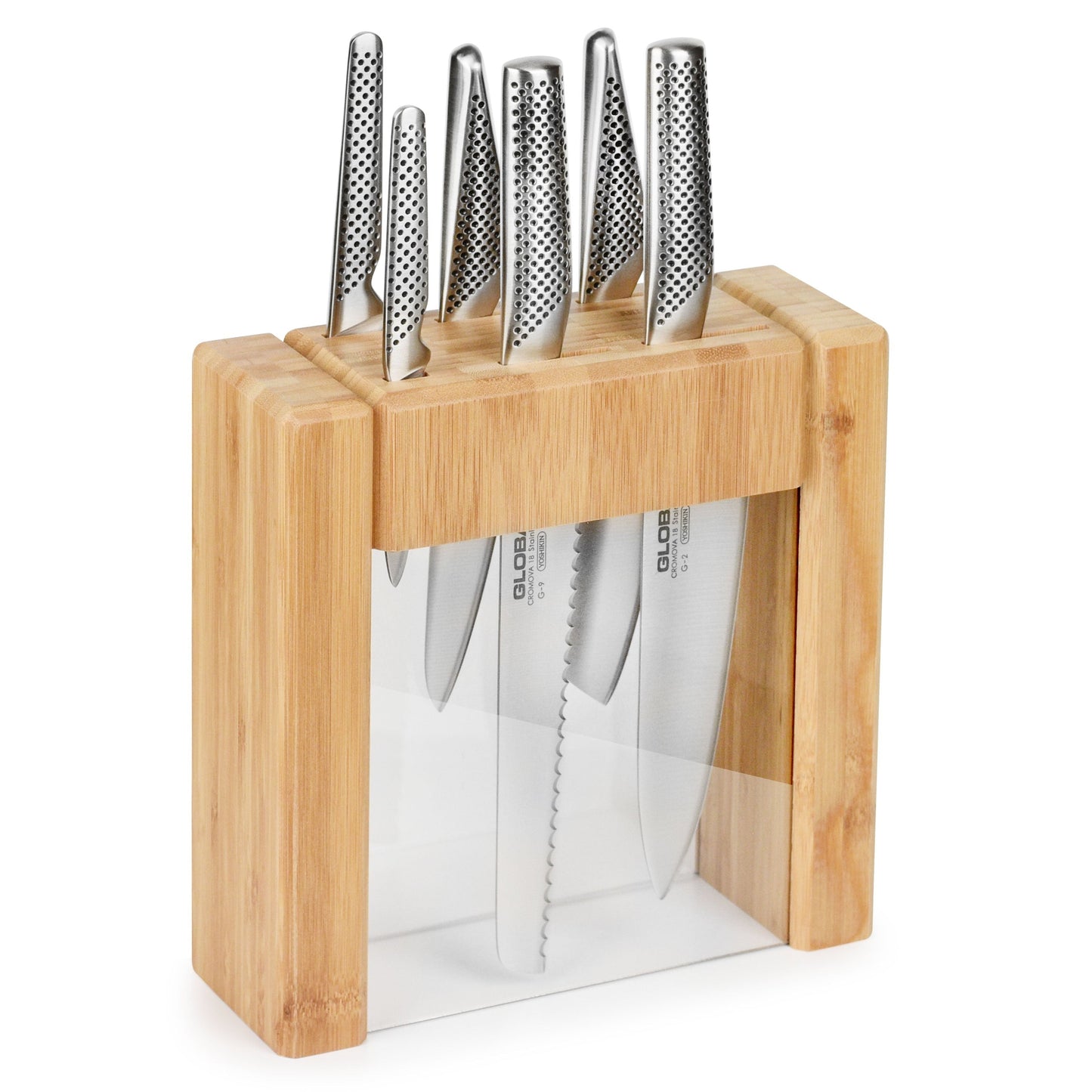 Global Ikasu 7 Piece Knife Block Set
