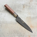 Saji Black Gold Damascus 5.1" Petty, Quince Wood