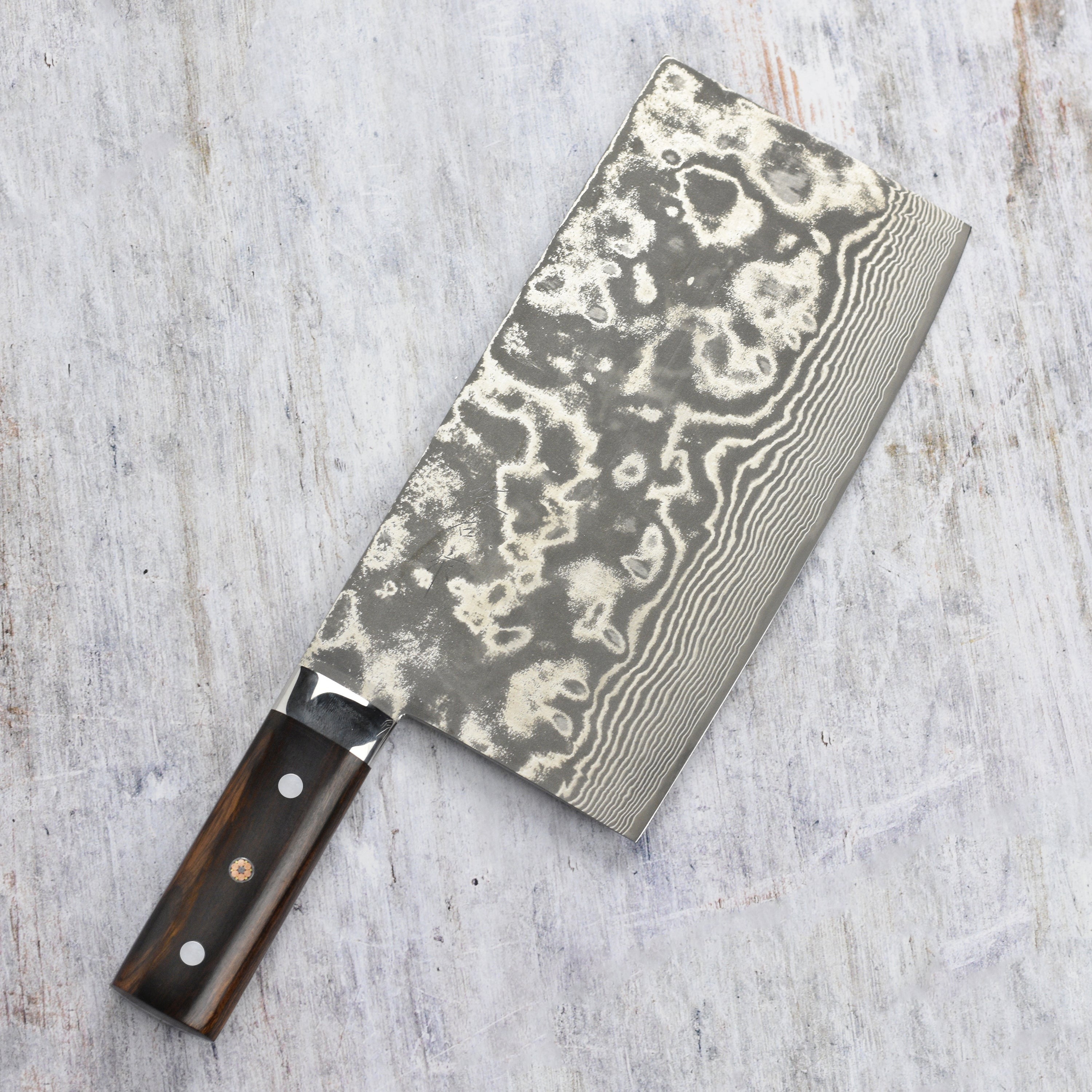 Saji SG2 Black Damascus 8.6" Chuka Bocho