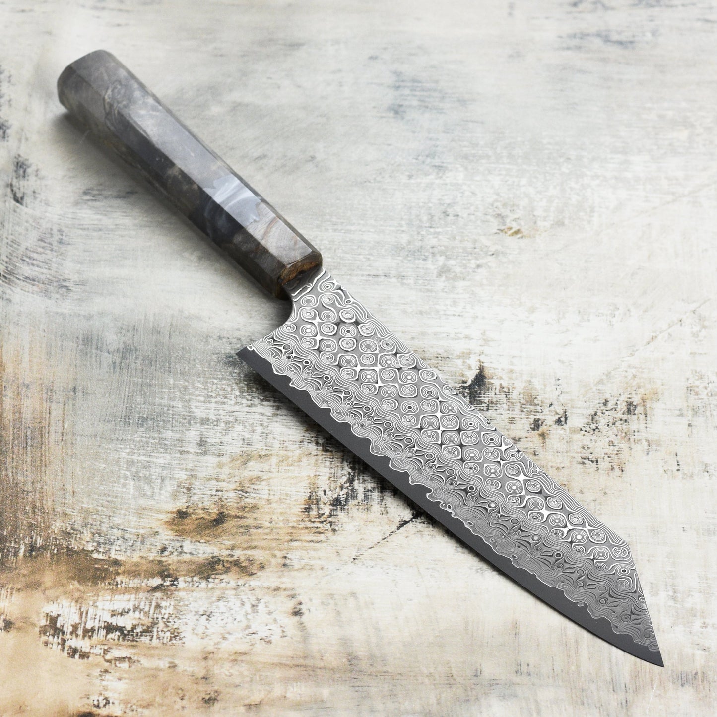 Nigara Anmon SG2 Damascus 8.25" Kiritsuke Gyuto
