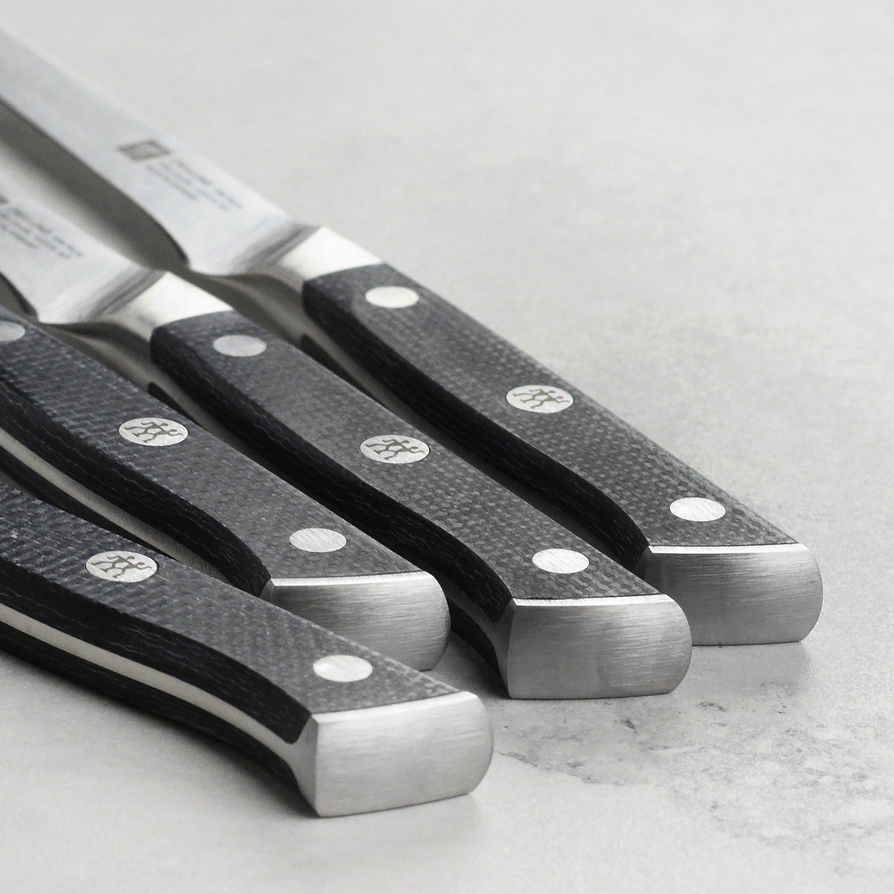 Zwilling Spectrum 4 Piece Steak Knife Set with Wooden Case