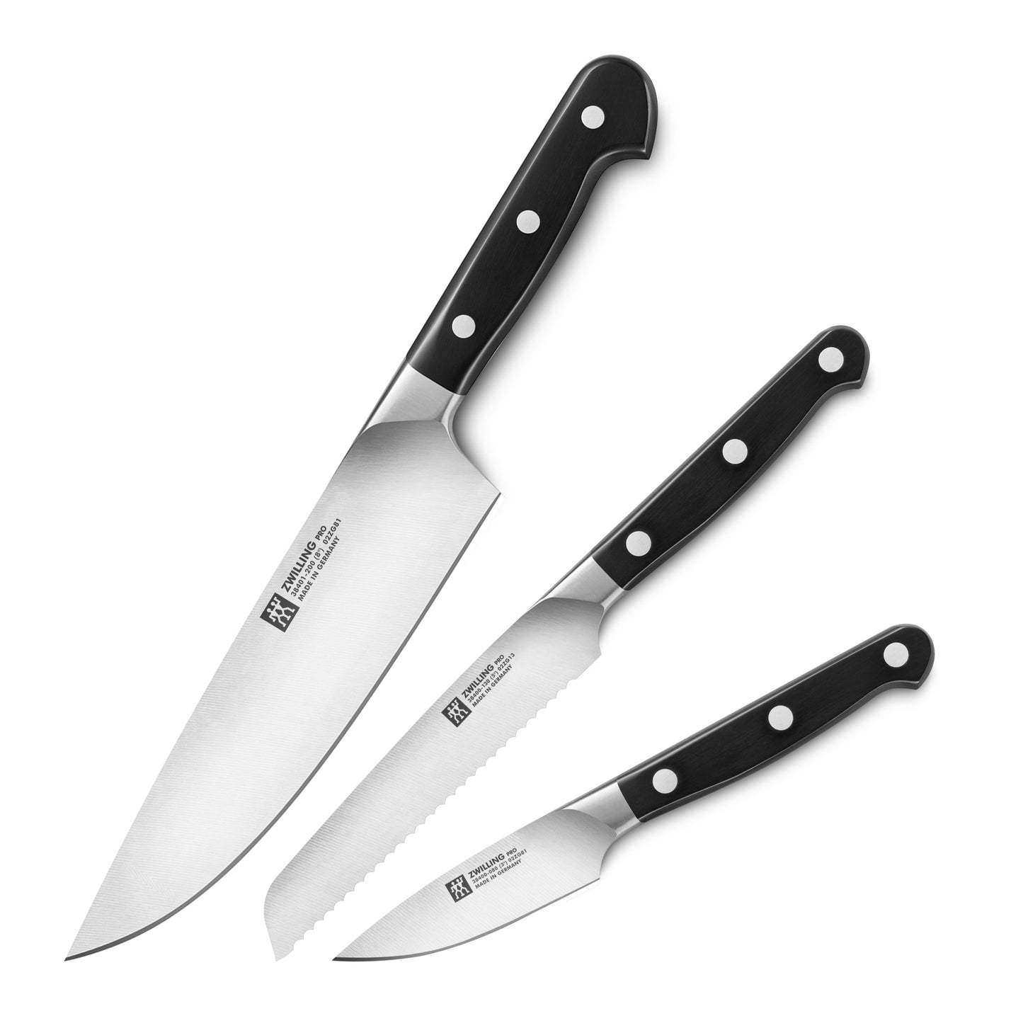 Zwilling Pro 3 Piece Knife Set
