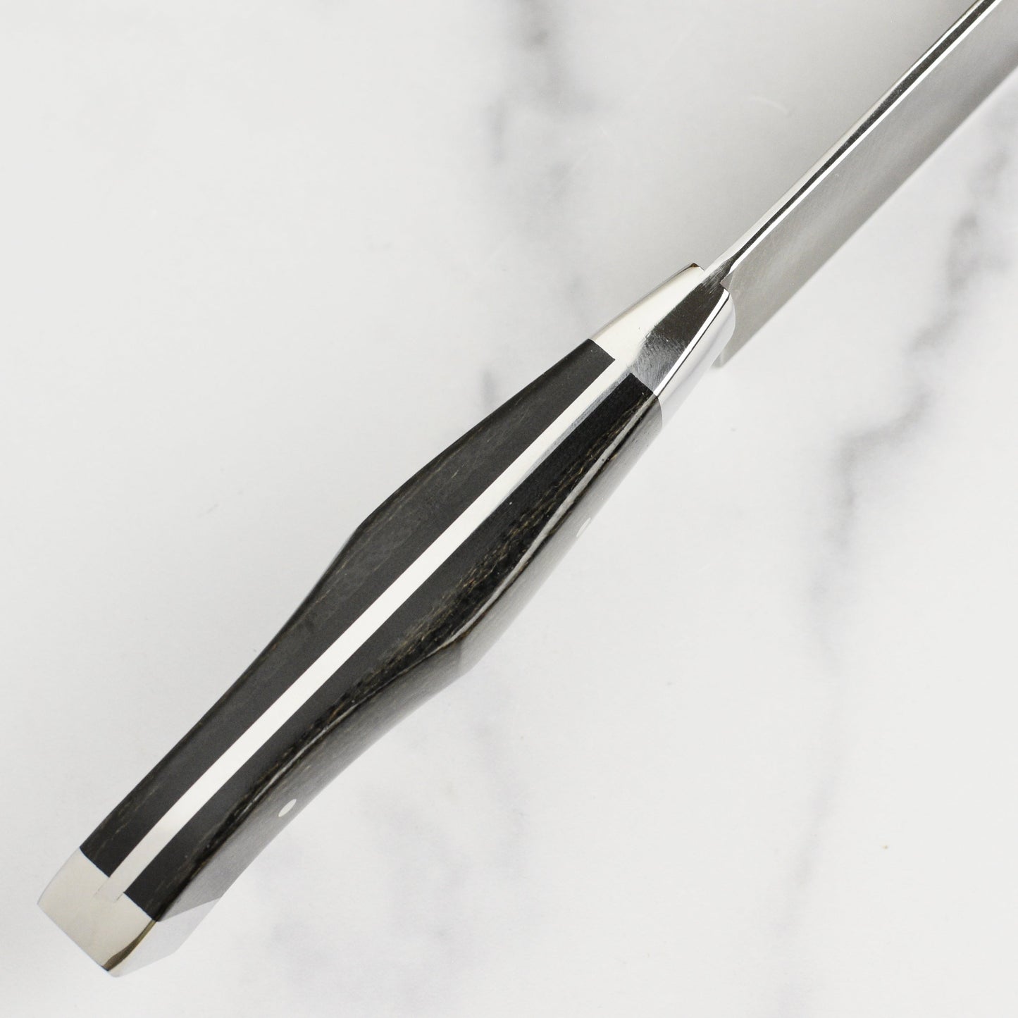 Town Cutler Carbon Pommel 8.5" Chef's Knife with Leather Sheath